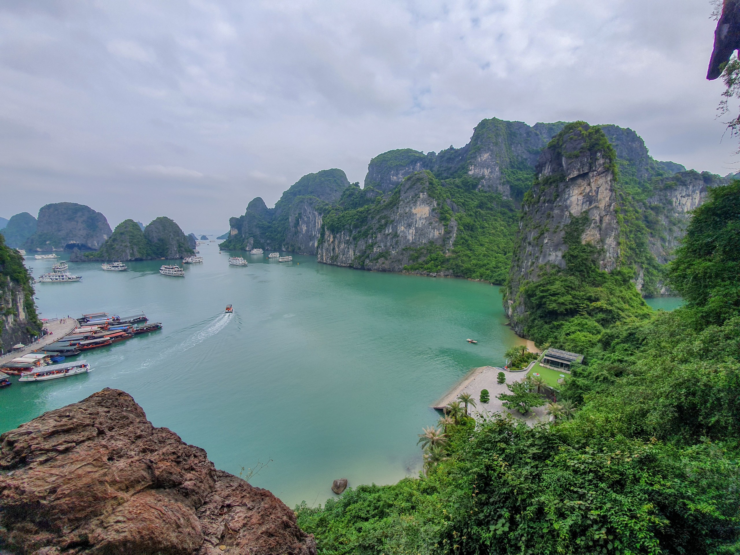 Beautiful shoreline in Vietnam