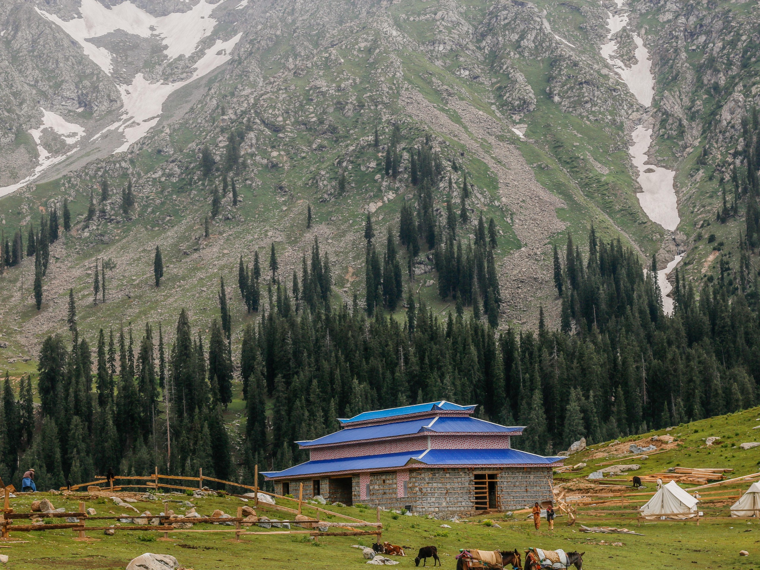 Countryside architecture in Pakistan