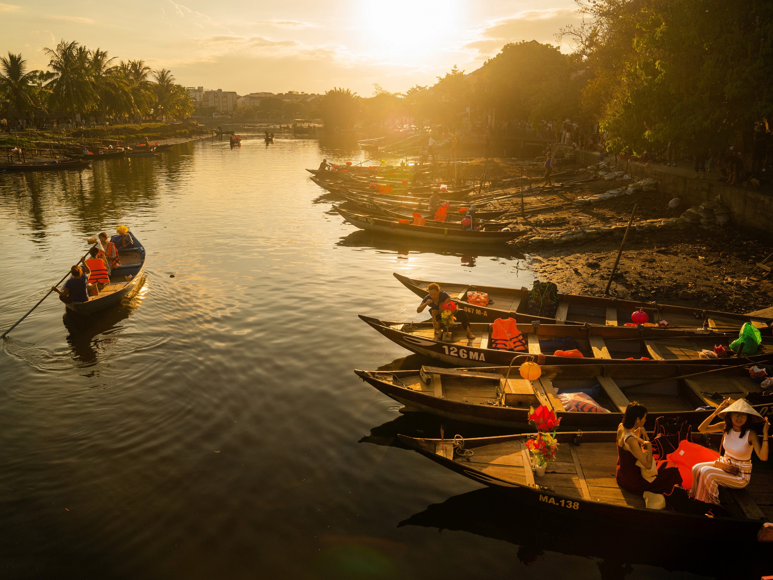 Small marina in Vietnam