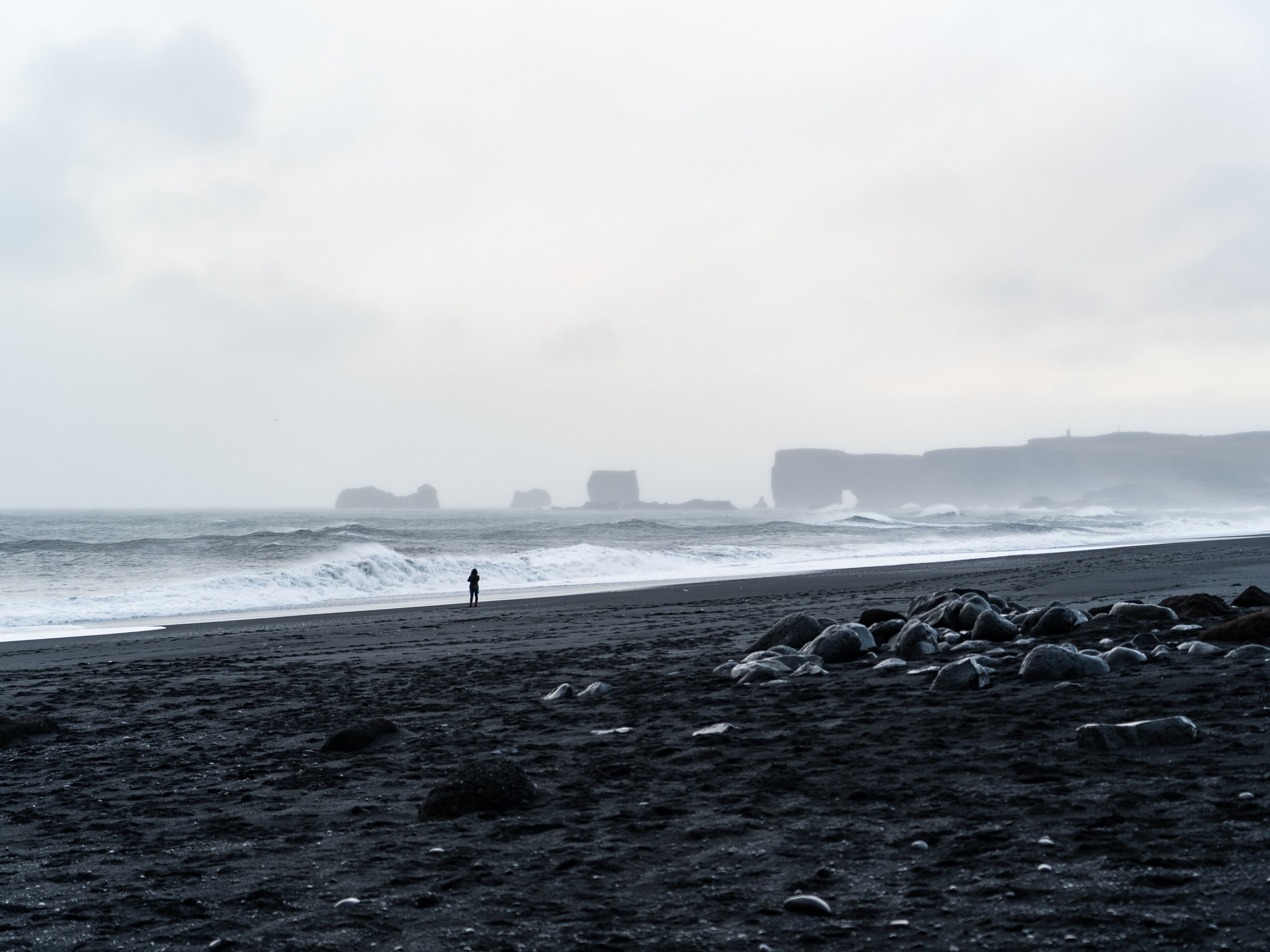 Beautiful southern coast of Iceland