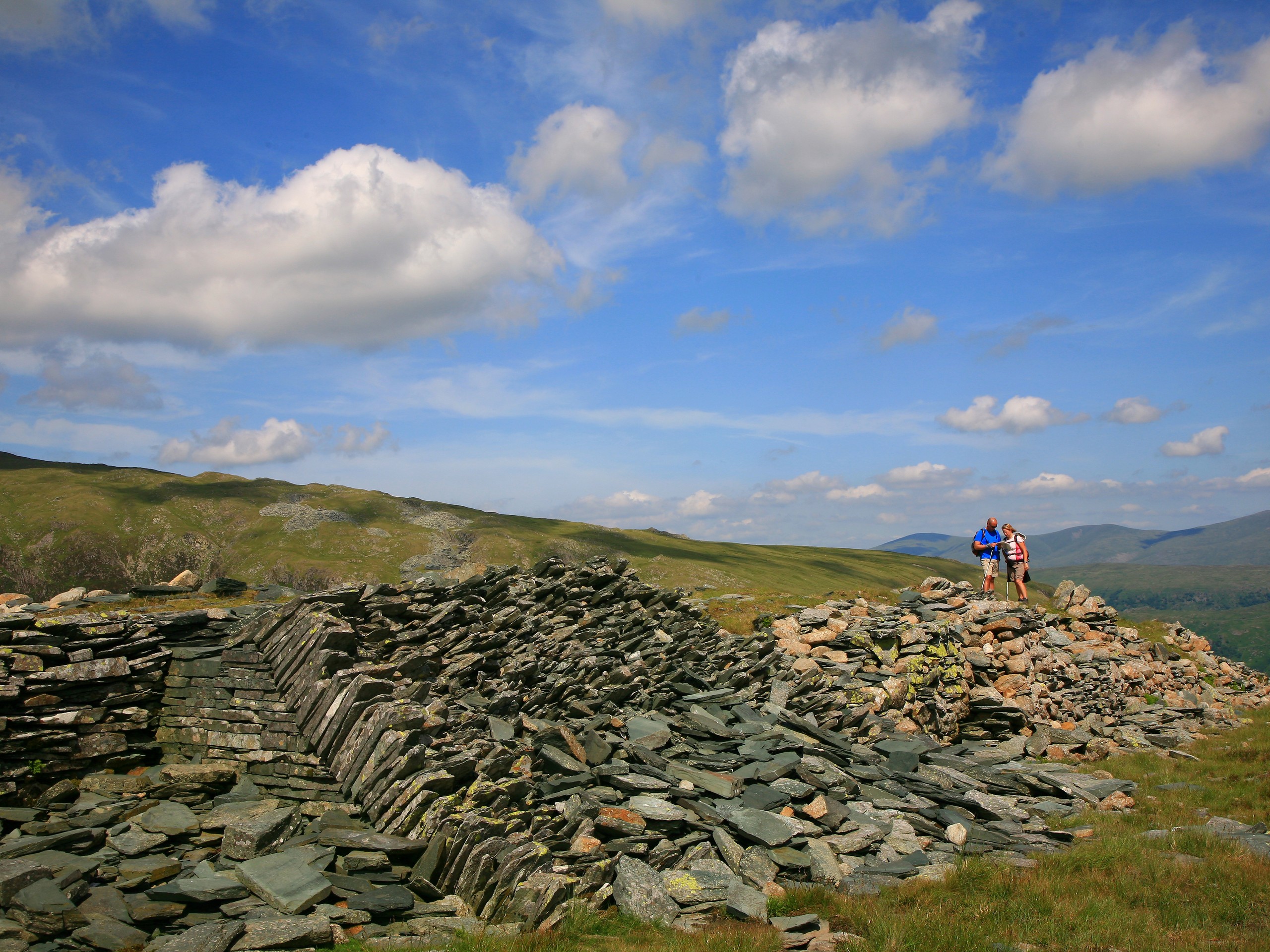 Beautiful town as seen from the above while on Coast to Coast path (c)John Millen