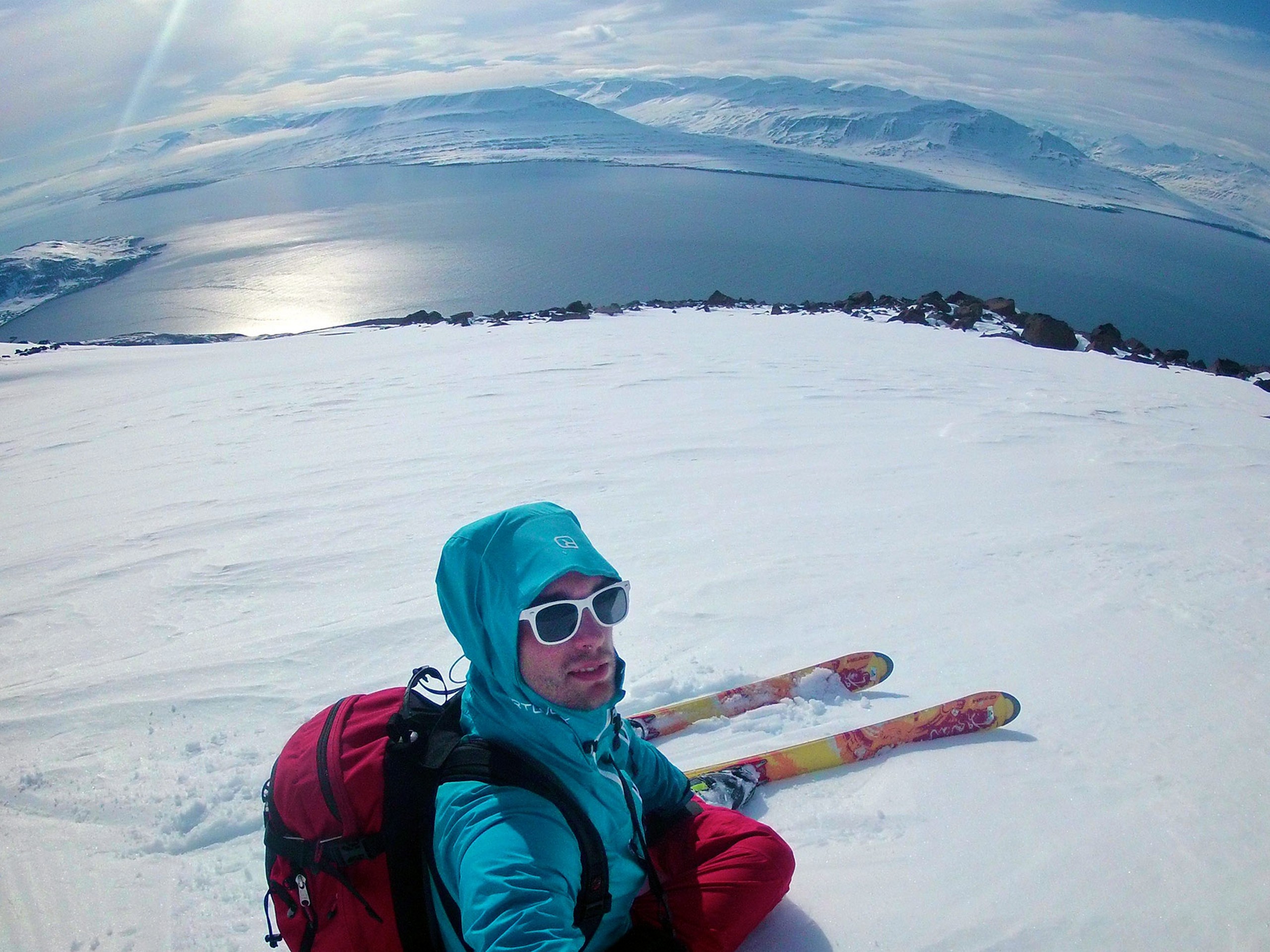 Selfie on top of one of the Iceland's volcanoes - Photo by Jan Zelina