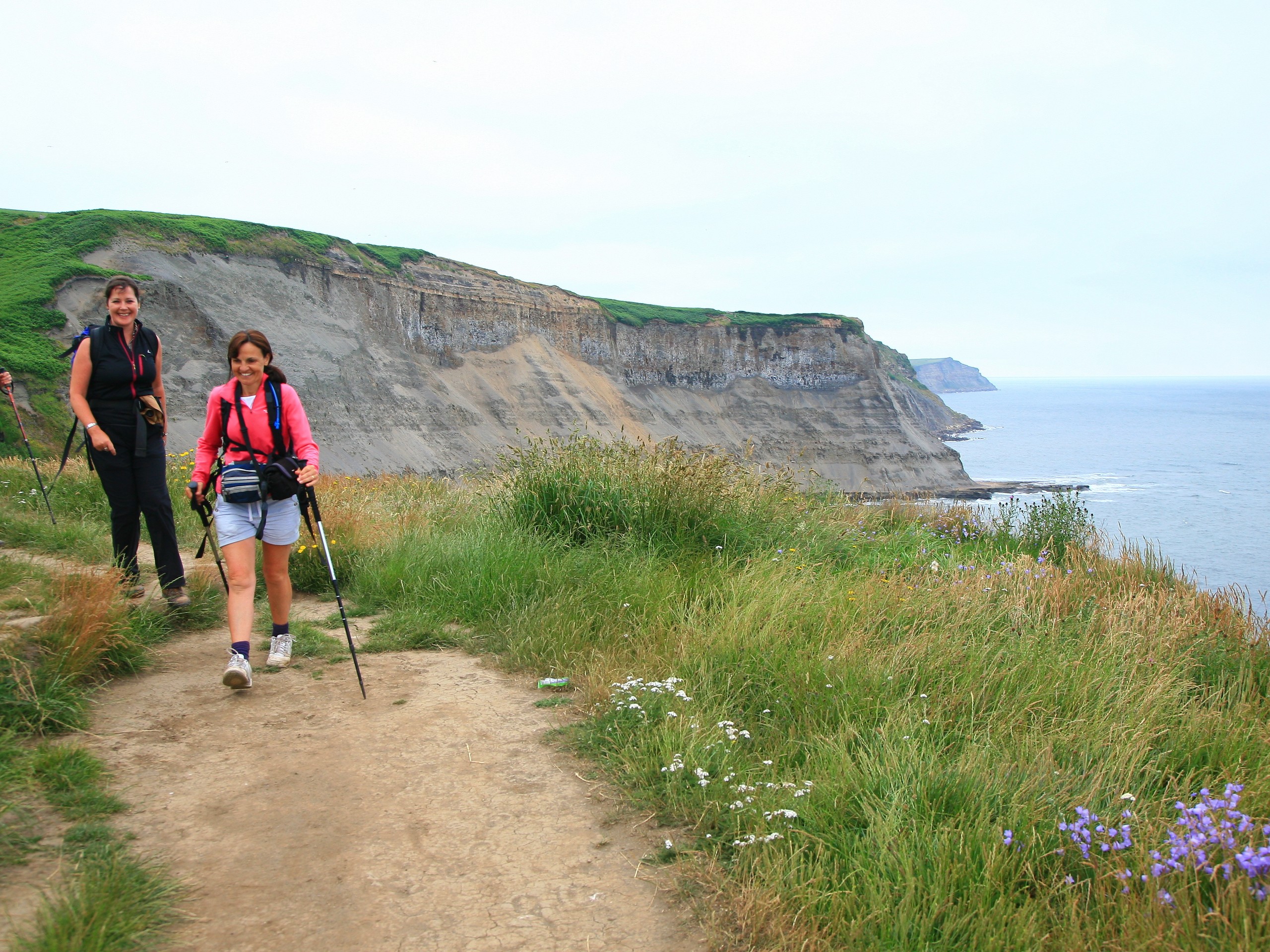 Walking along the coast (c)John Millen