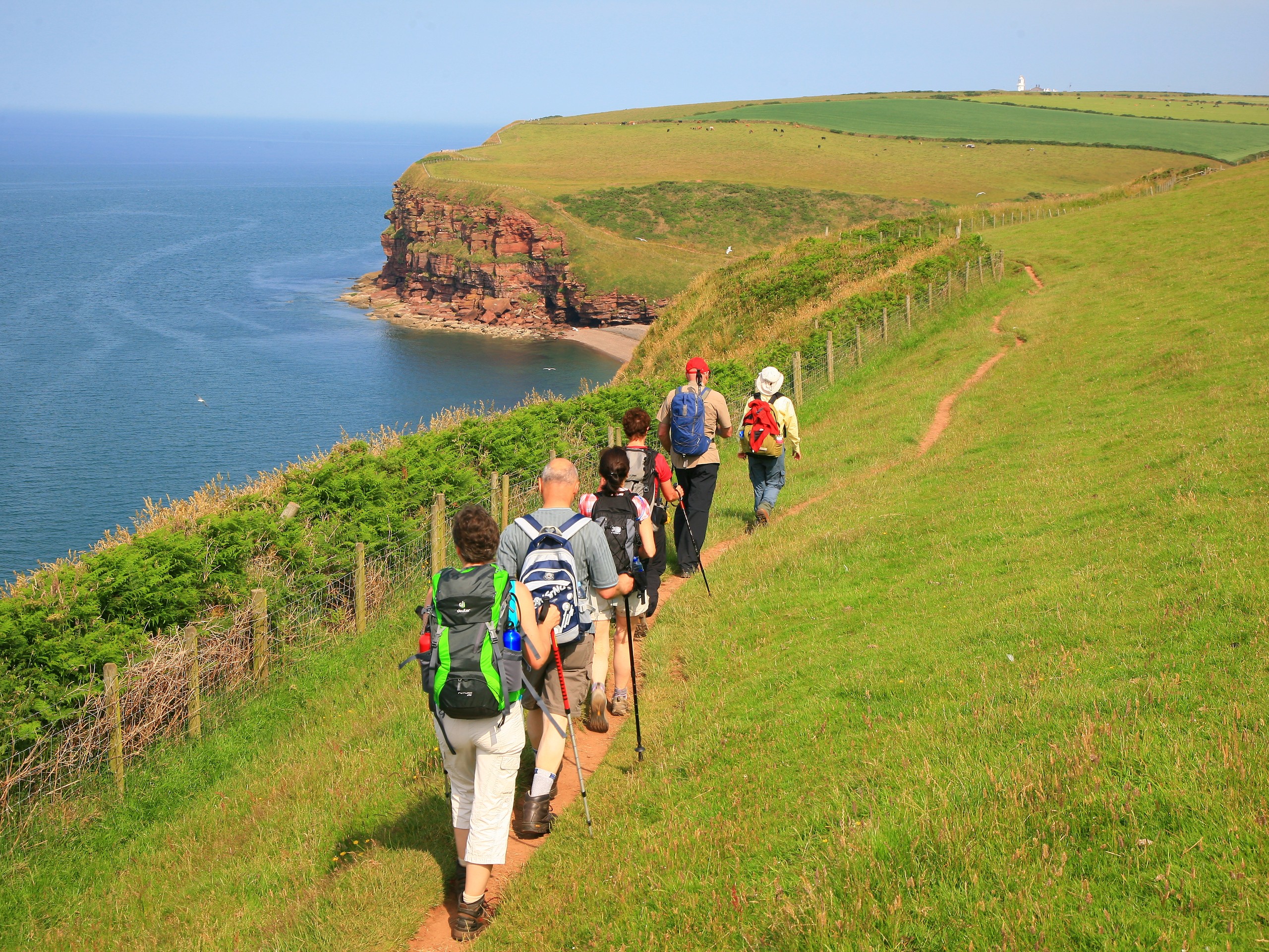 Walking along the west coast of the Northern England (c)John Millen