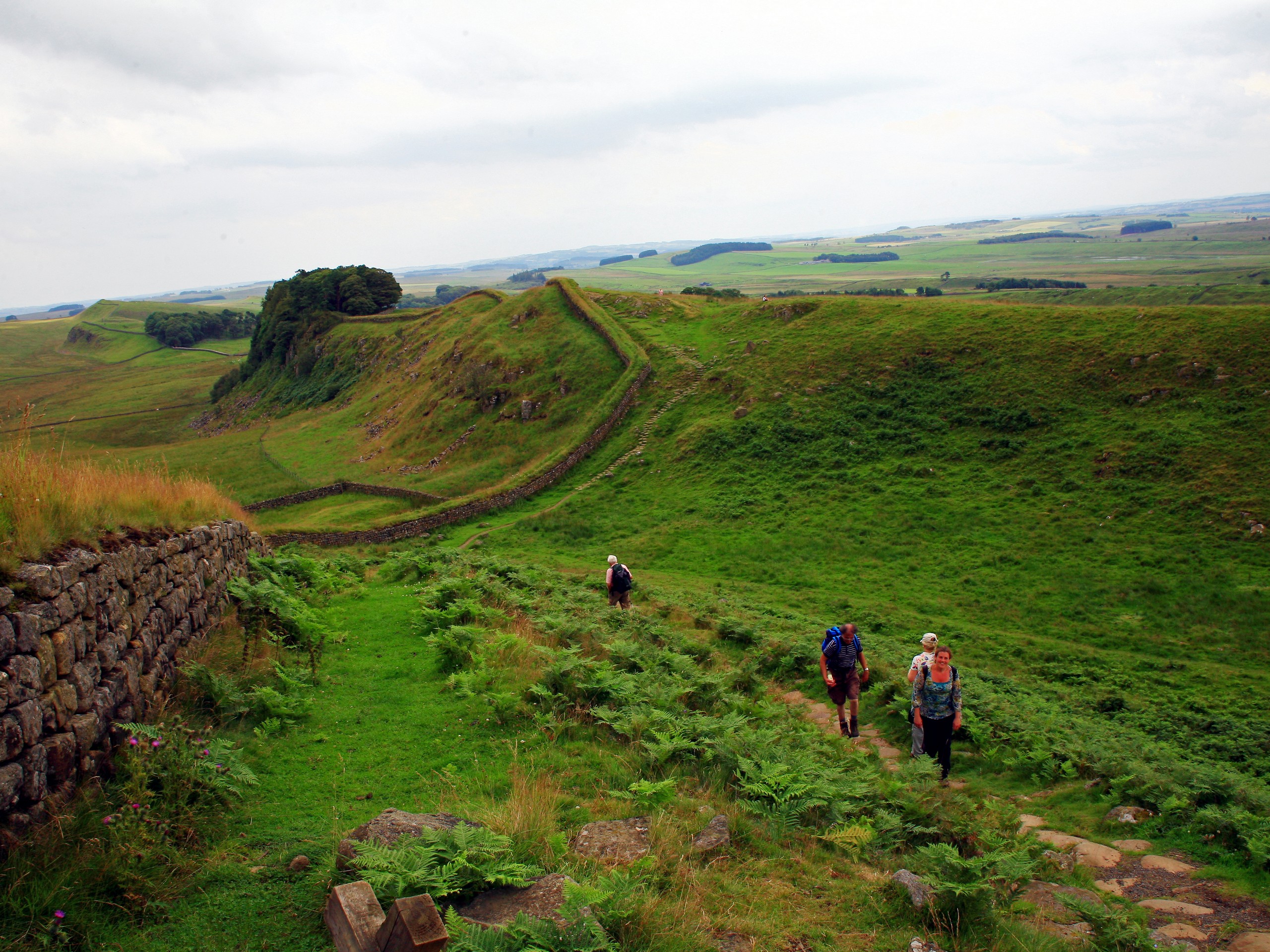 Hadrian's Wall path in England
