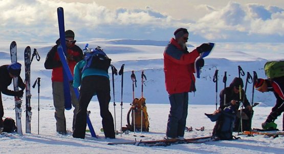 Ski Touring Volcanoes in Iceland