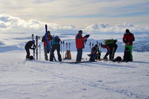 Ski Touring Volcanoes in Iceland