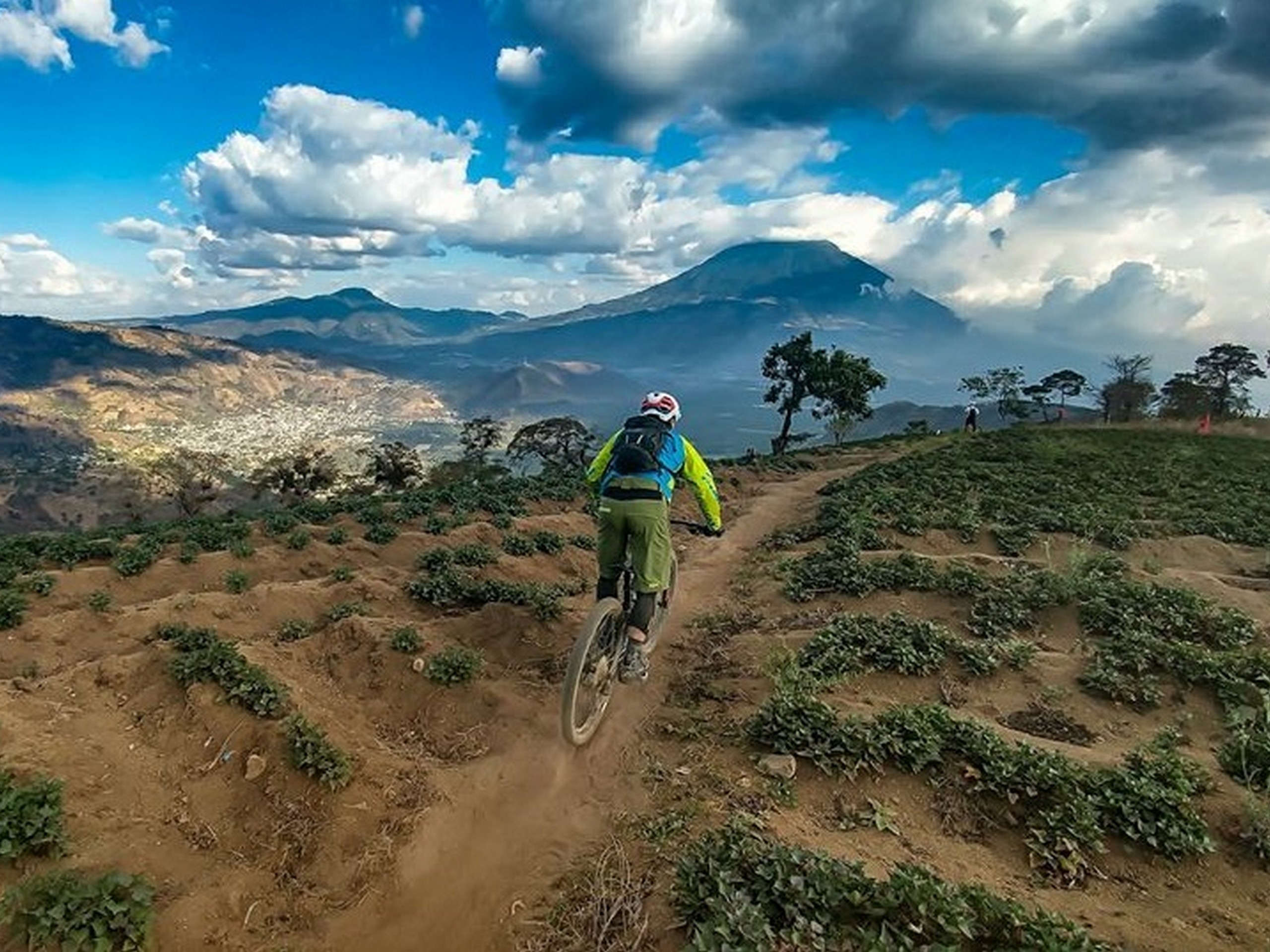 Cycling among the volcanoes in Guatemala