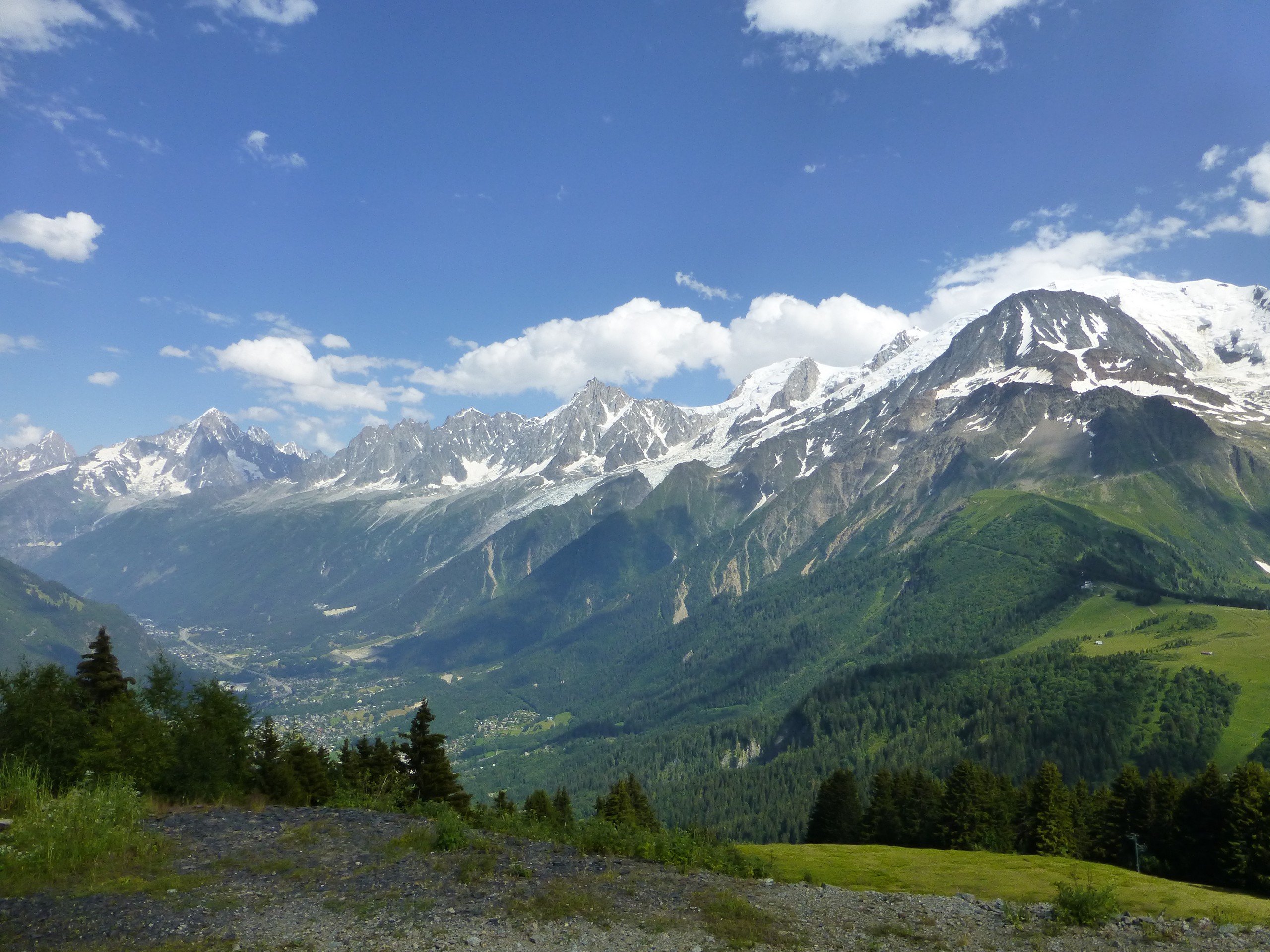 Stunning mountain scenery on Tour du Mont Blanc Trek