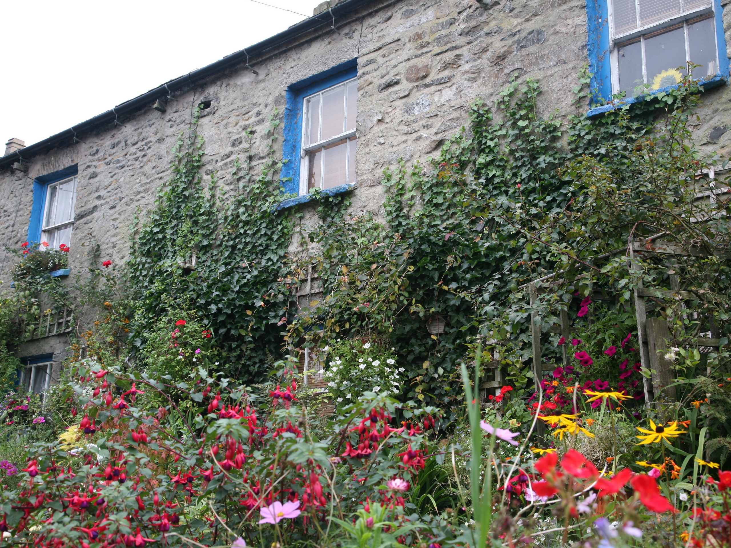 Lush gardens in the Lake District