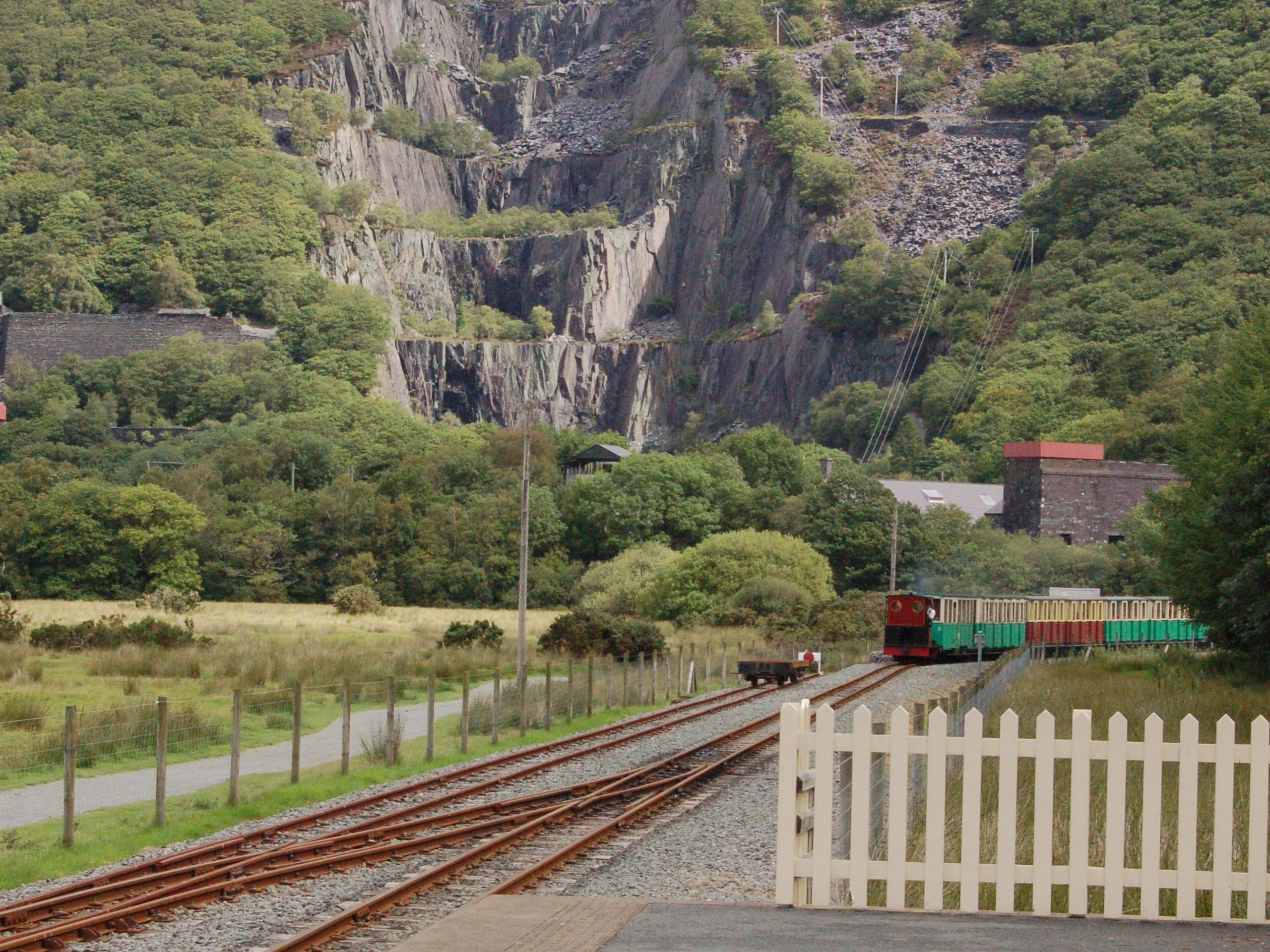 Mine Railway along the Snowdonia Slate walking path