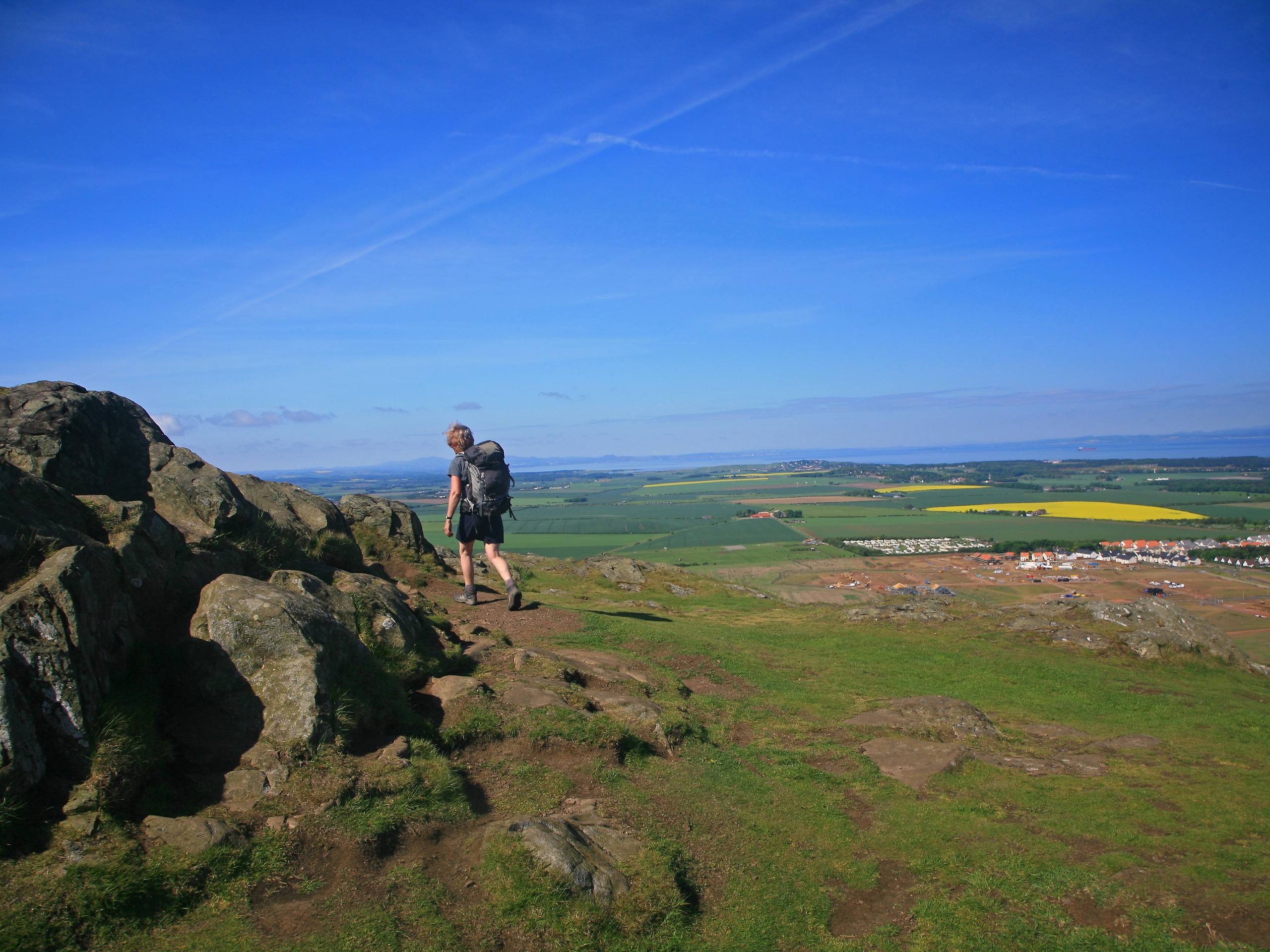 Green pastures of Scotland