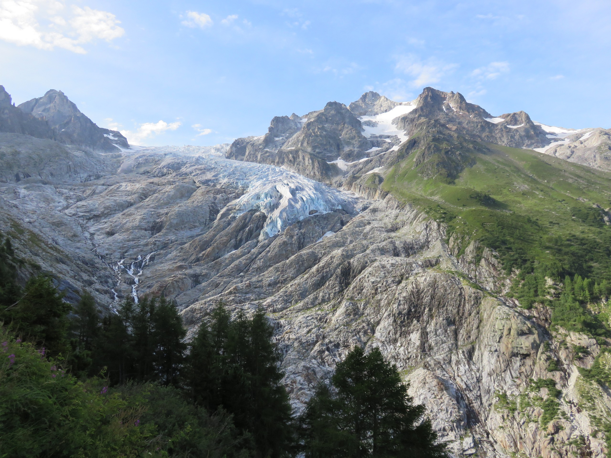 French Alps seen while on a self-guided Tour du Mont Blanc trek