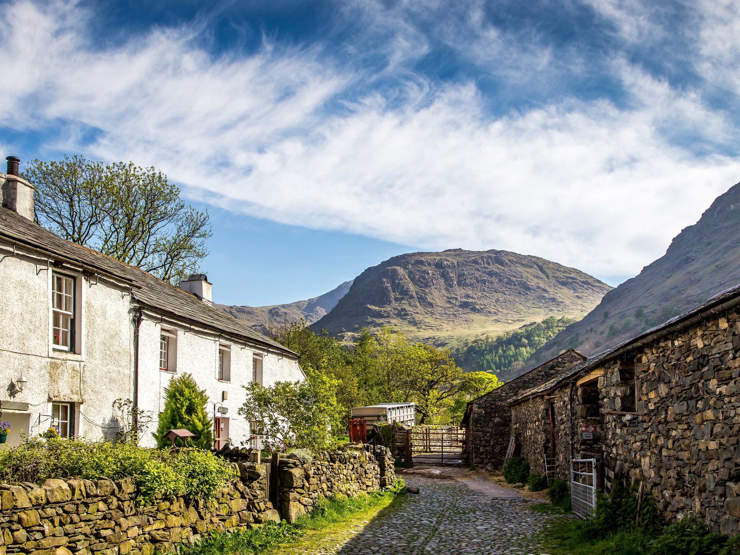 Seathwaite Farm by Andrew Locking