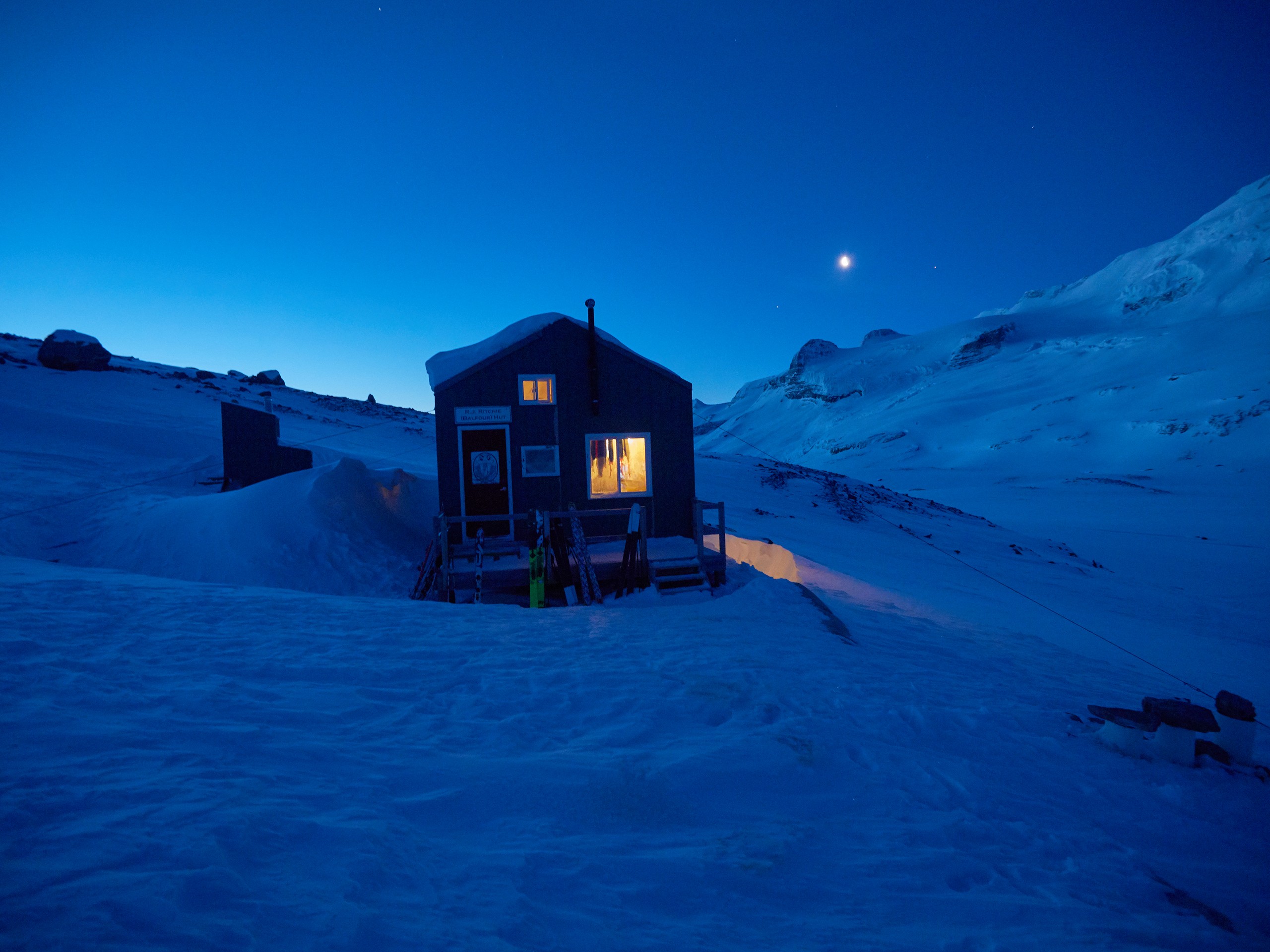 Hut on the Wapta Icefield