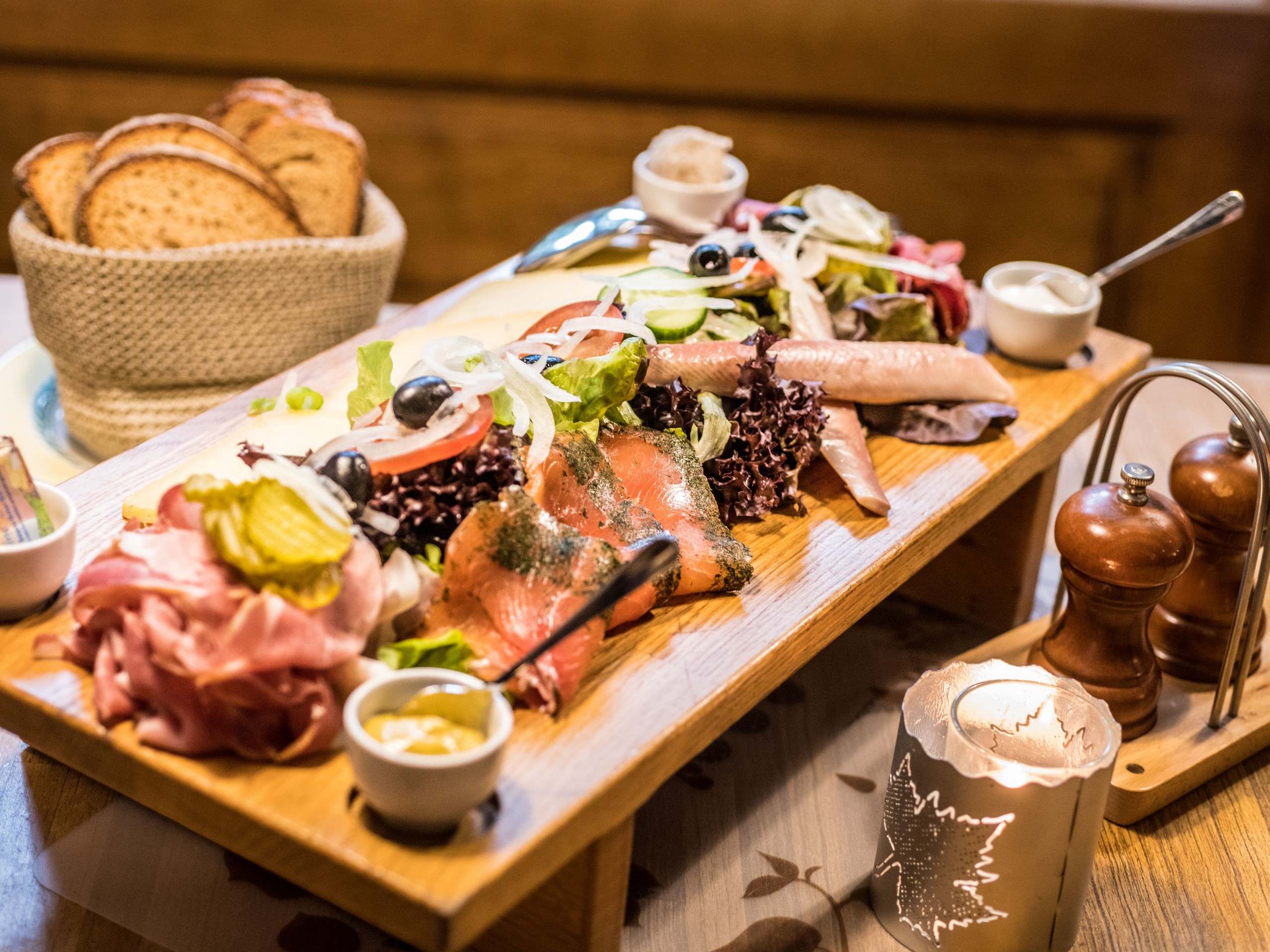 Beautiful platter served in Germany