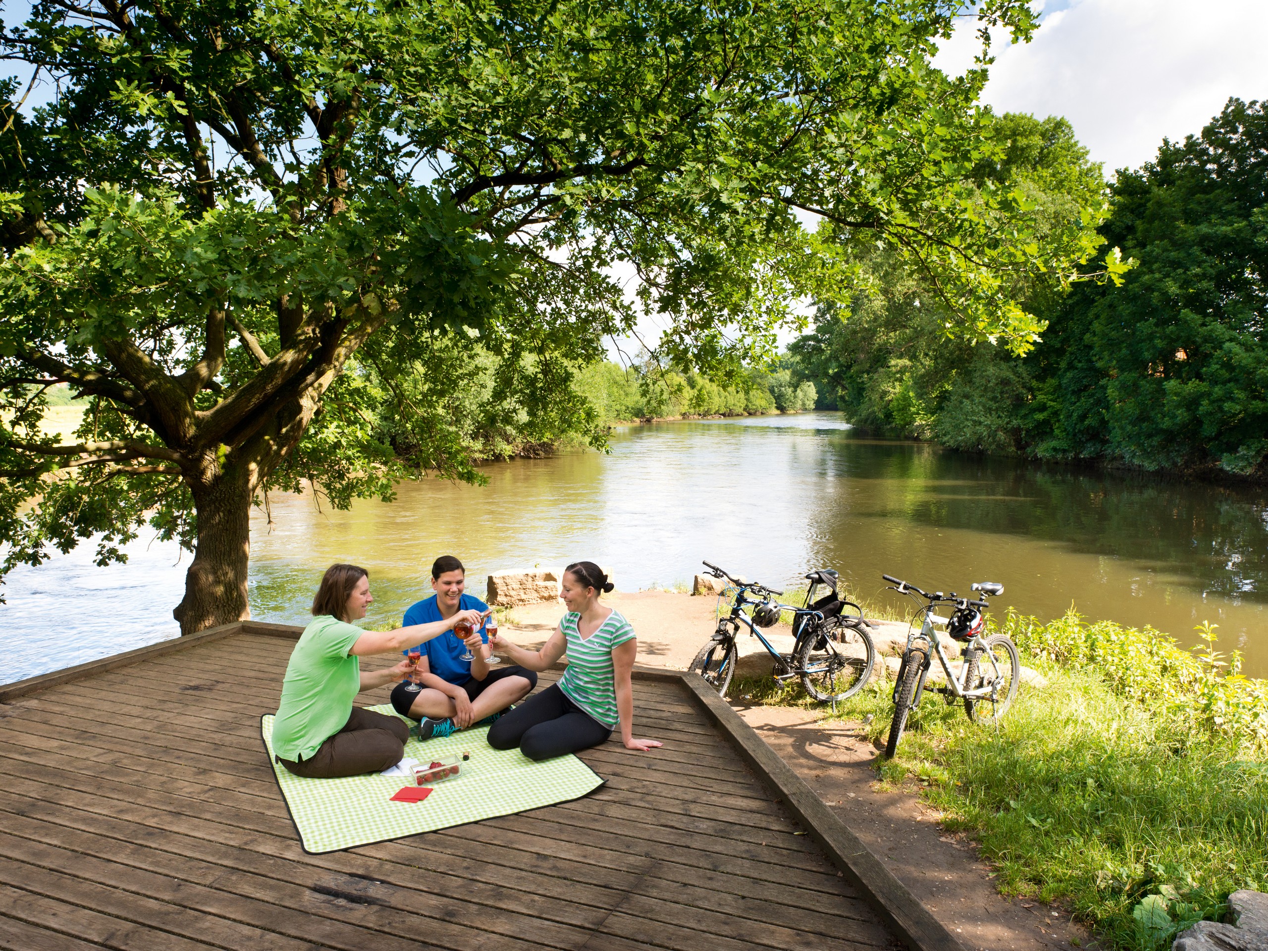 Städteregion Nürnberg Fürth Picknick am Regnitzursprung