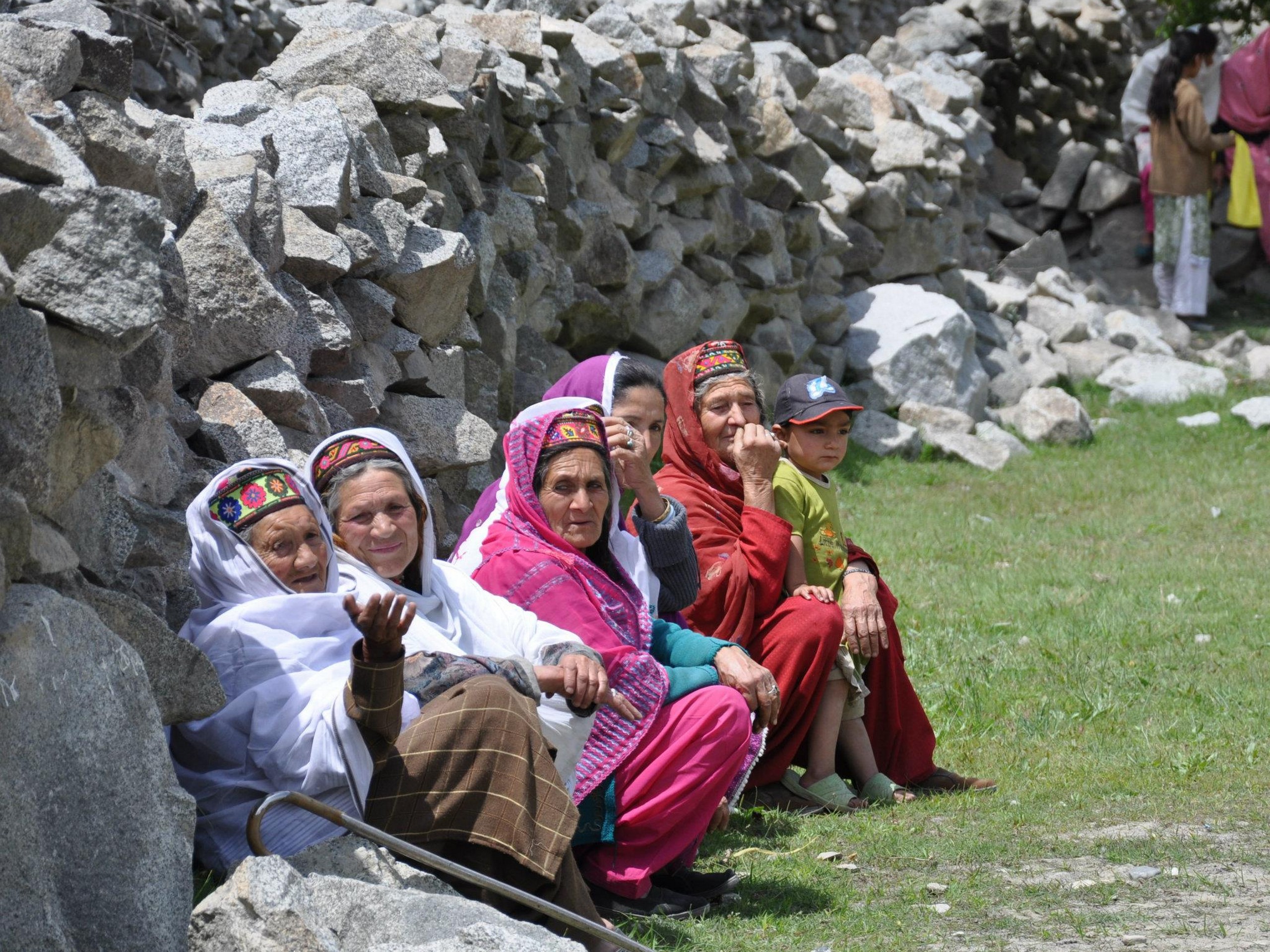 Hunza Locals seen while on a guided trip to Pakistan