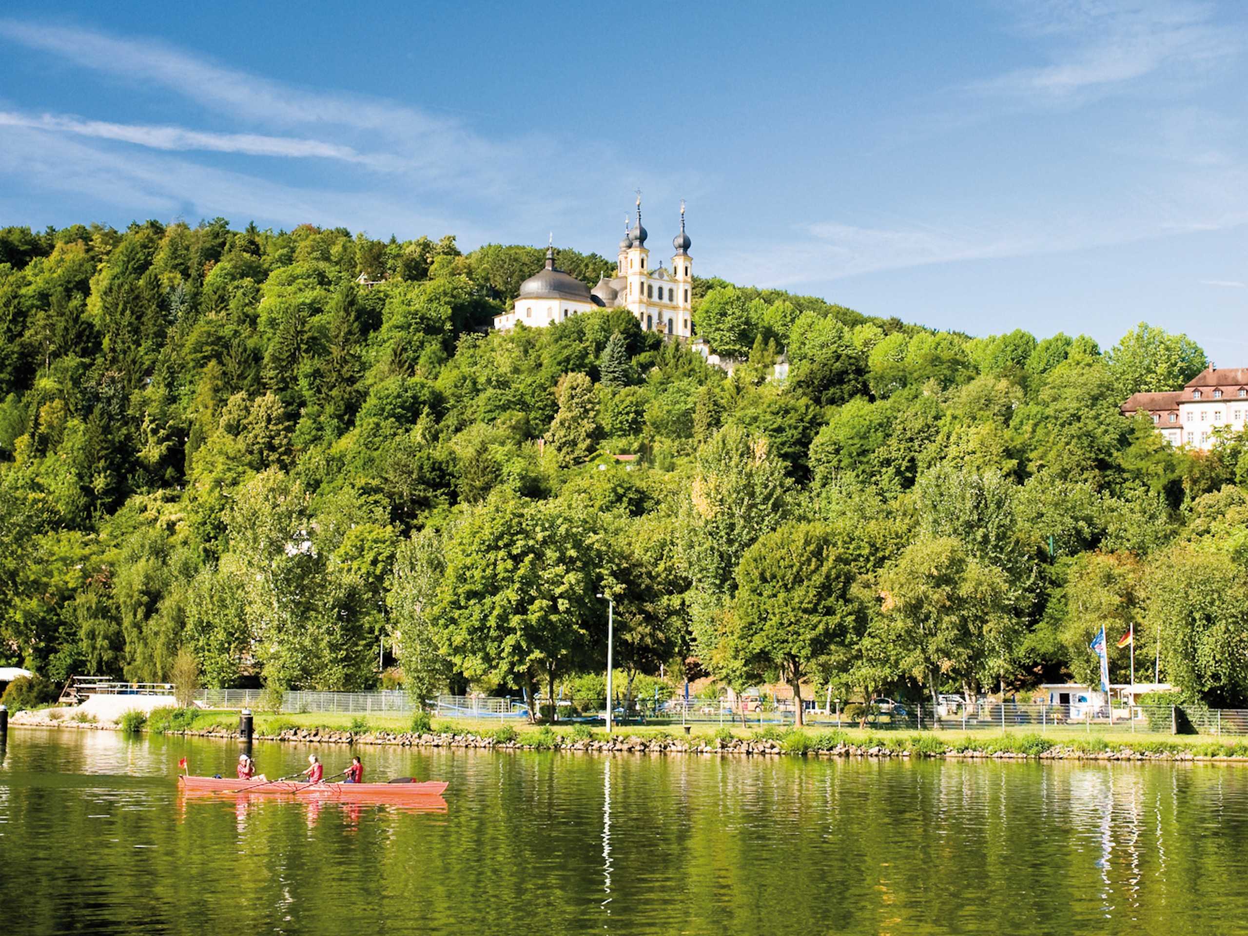 Fränkisches Weinland Main mit Käppele