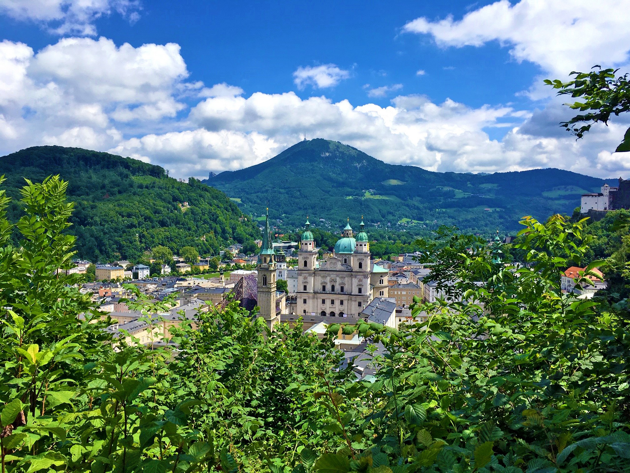 Salzburg, where Alpe Adria trail starts