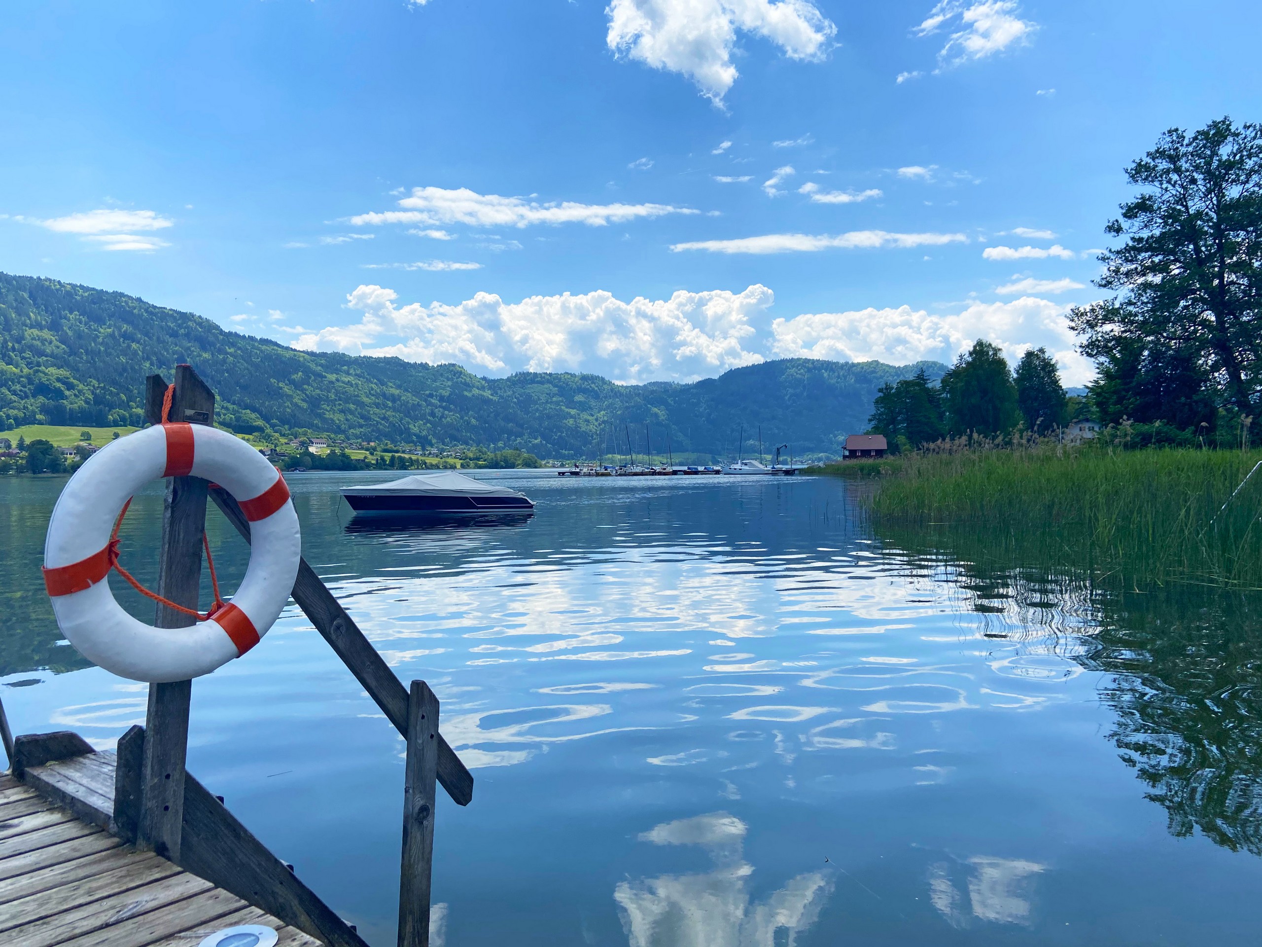 Beautiful lake in Austria, Carinthian region