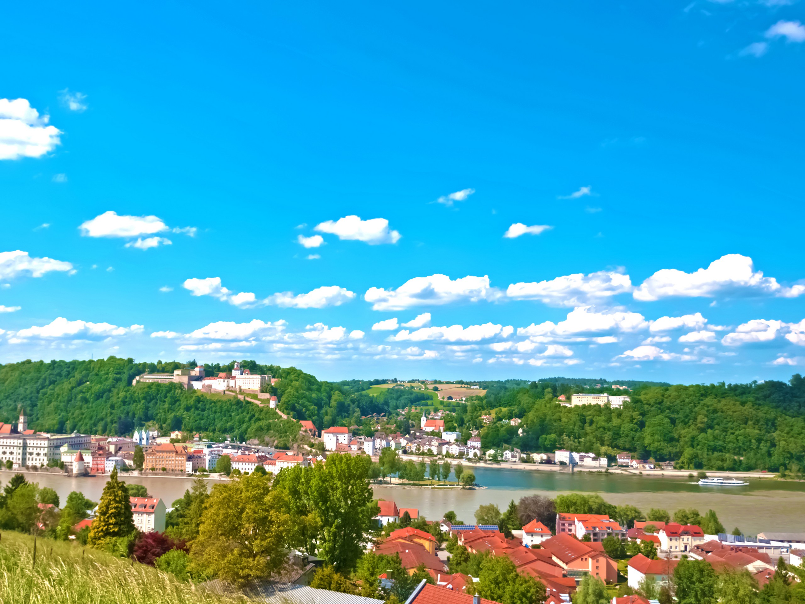 Cycling to Passau along the Danube river