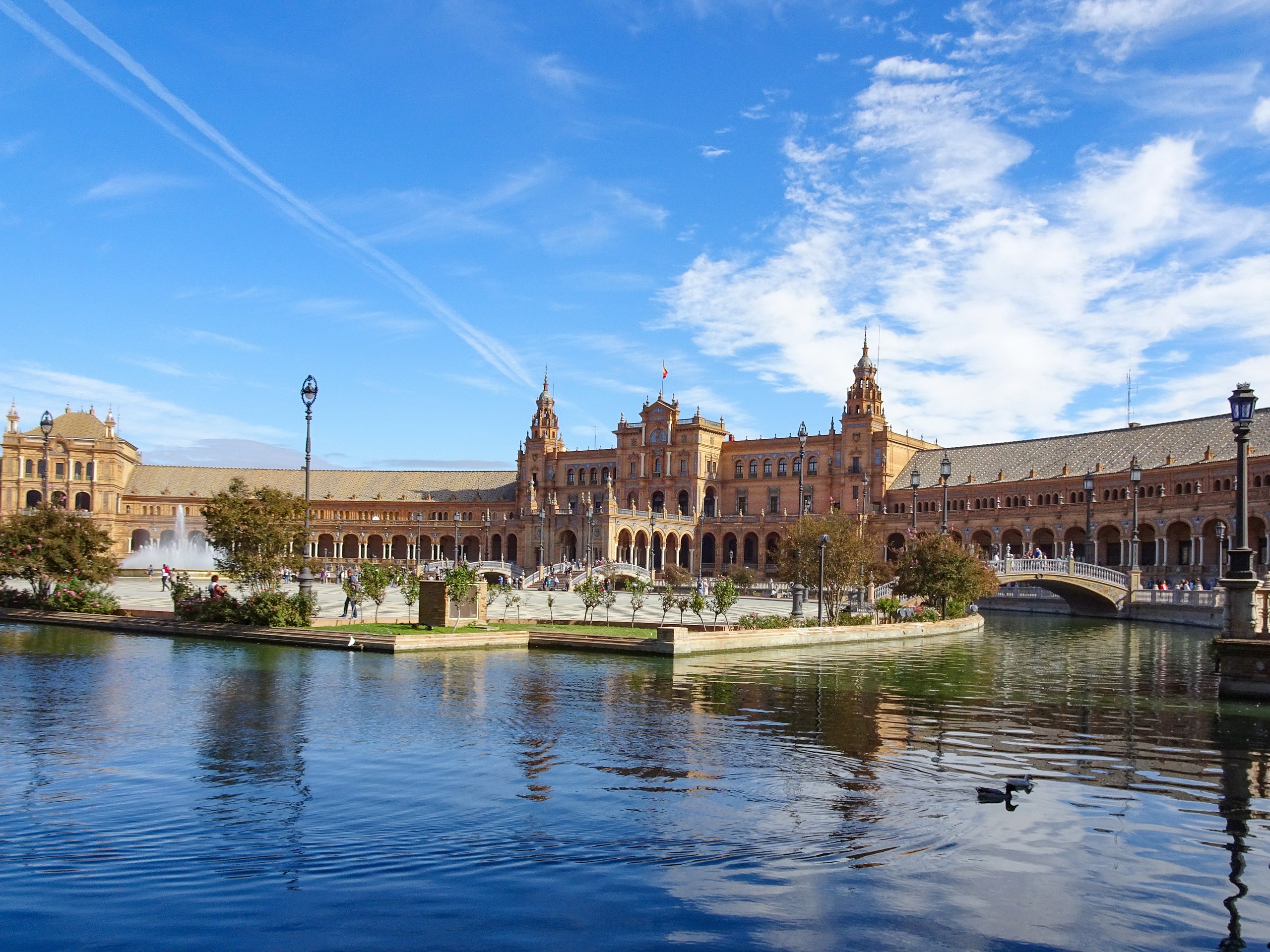 Visiting Sevilla while on self-guided biking tour in Andalusia