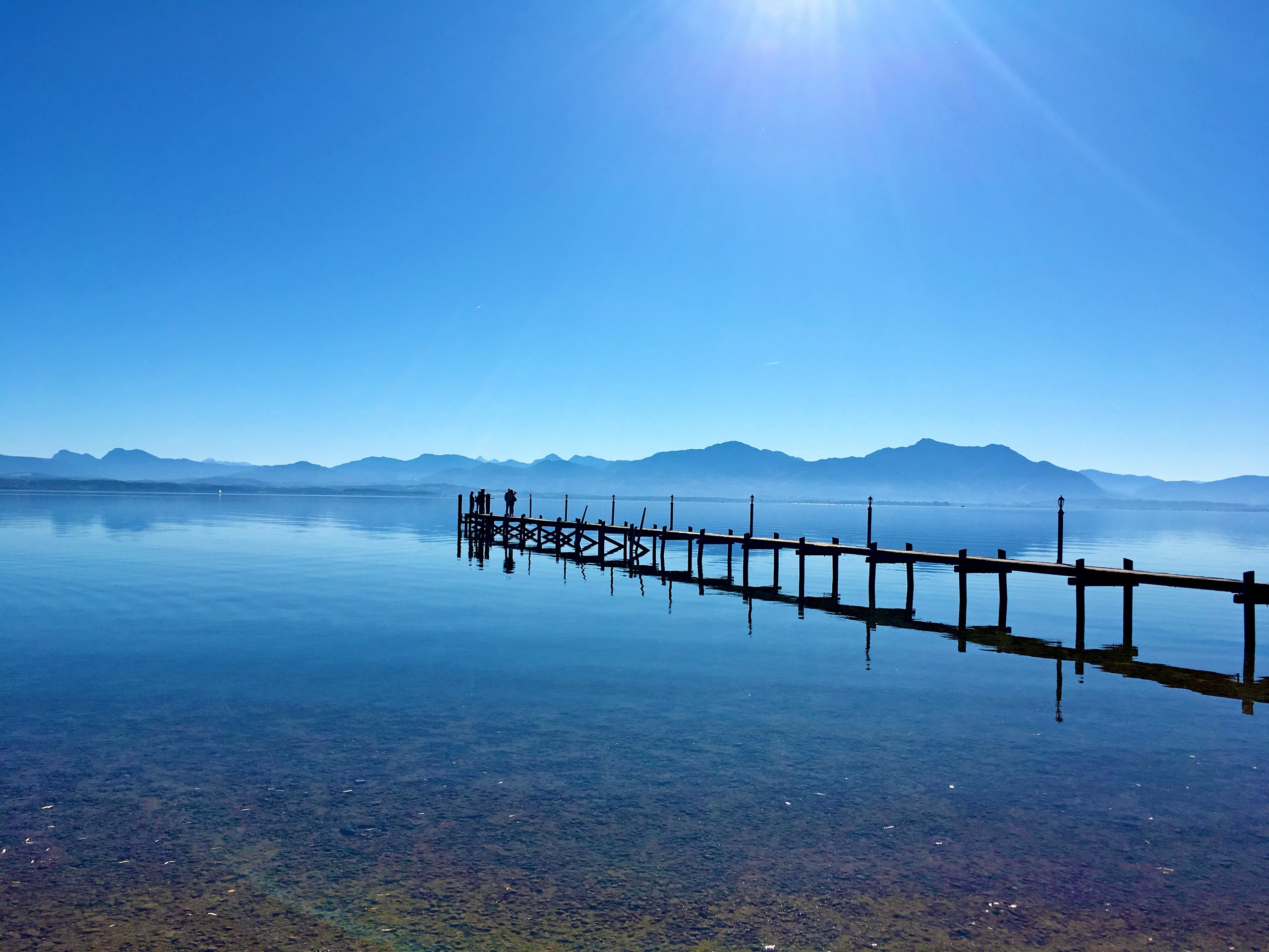 Long panton on Chiemsee in Bavaria