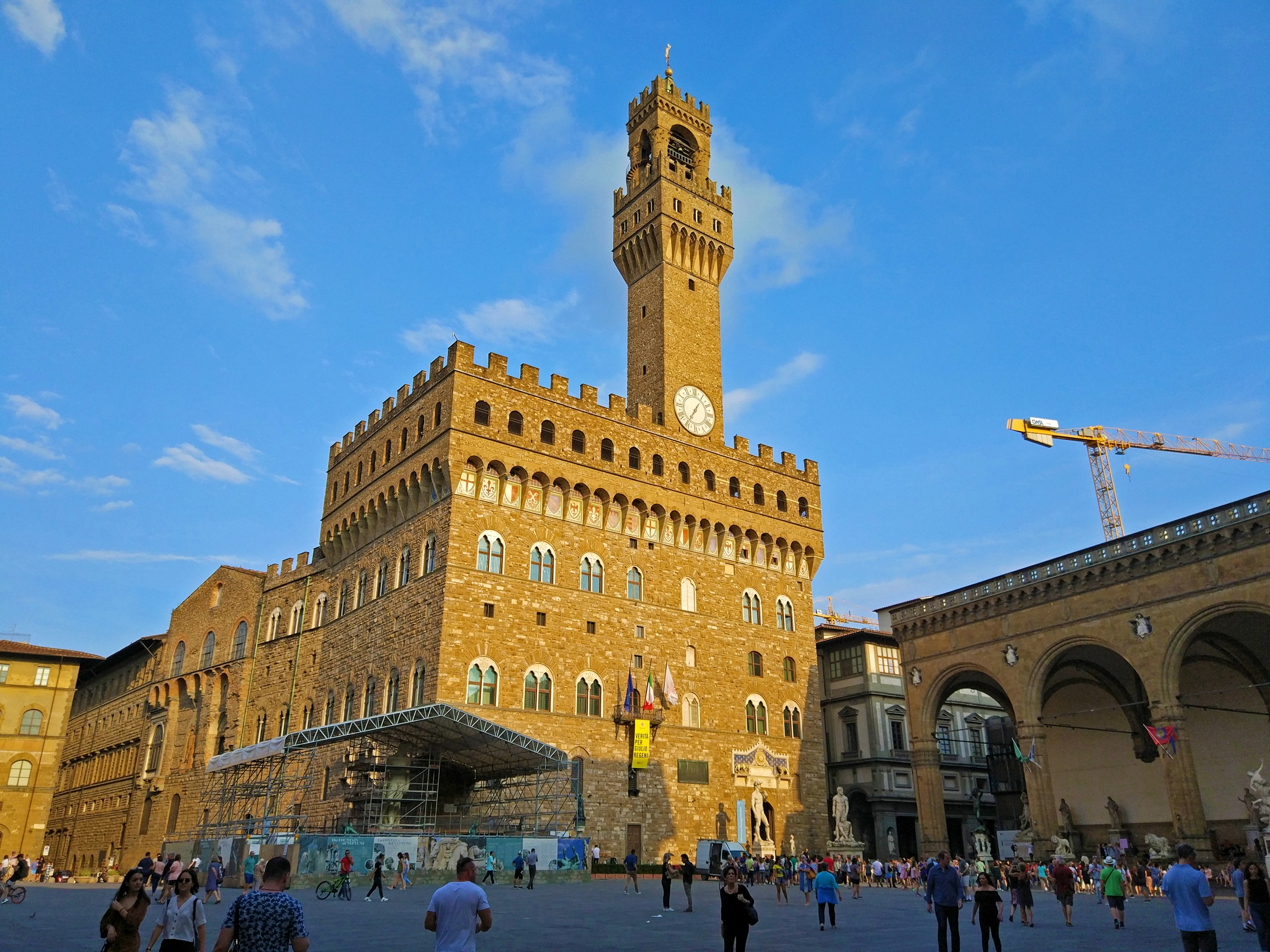 Vecchio Plaza in Florence, Italy