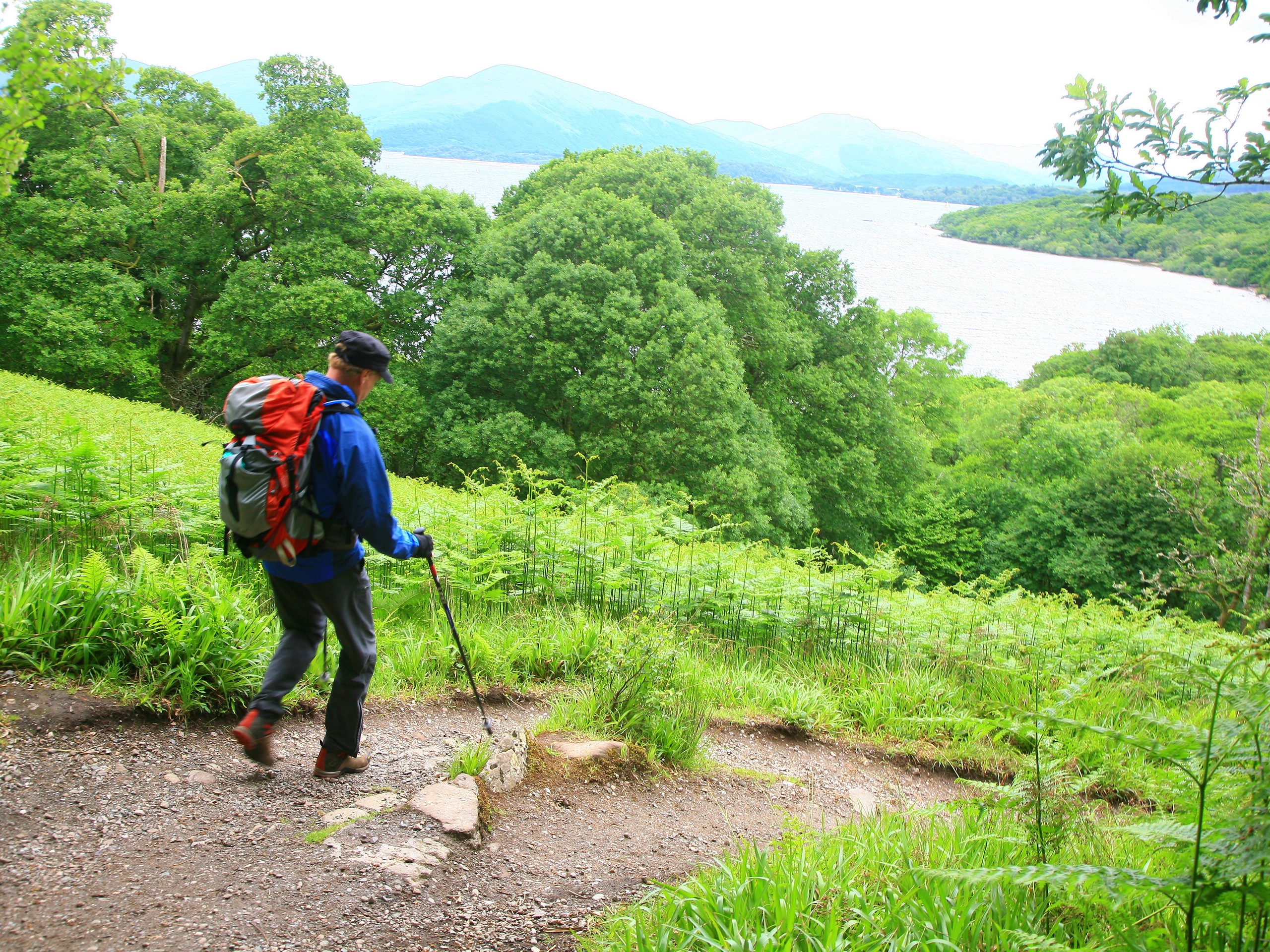 Walking above Loch Lomond (c)John Millen