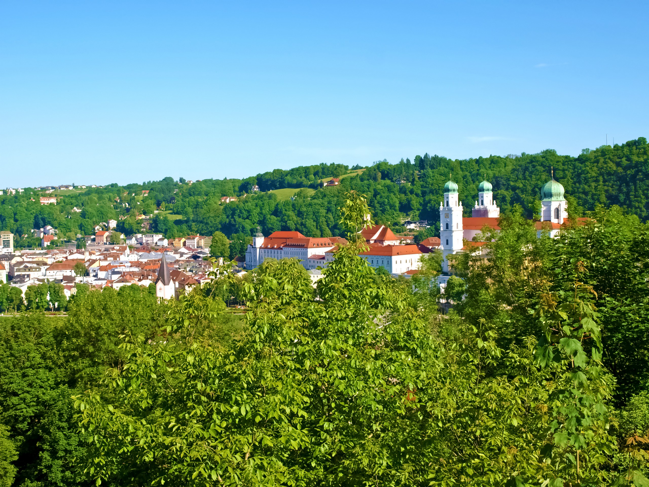 Beautiful views along the Danube river