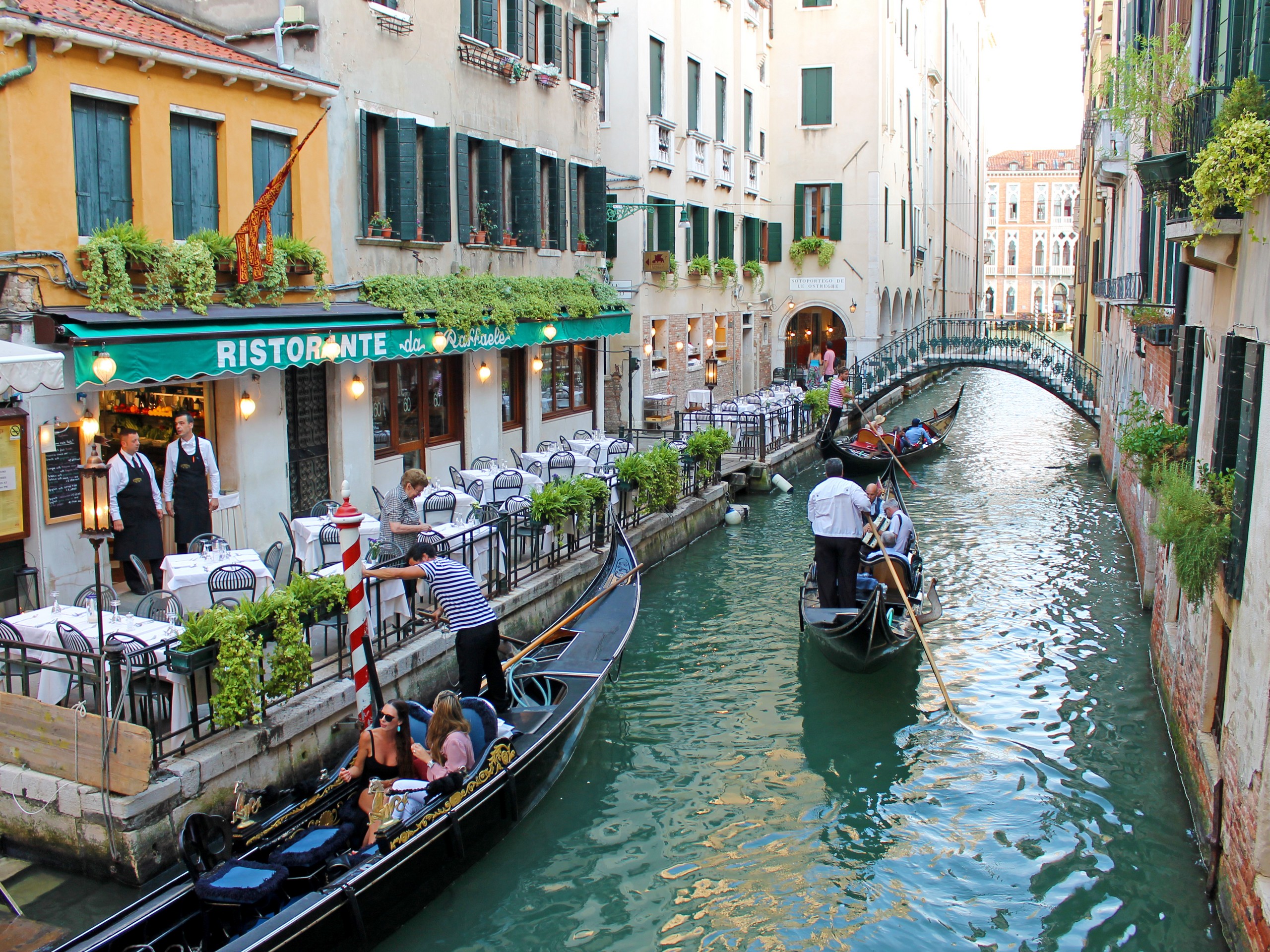 Restaurant near the Channel in Venice