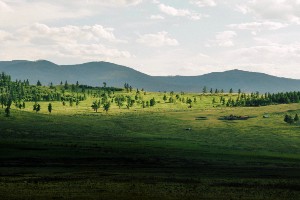 Mountain Biking to Khovsgol Lake