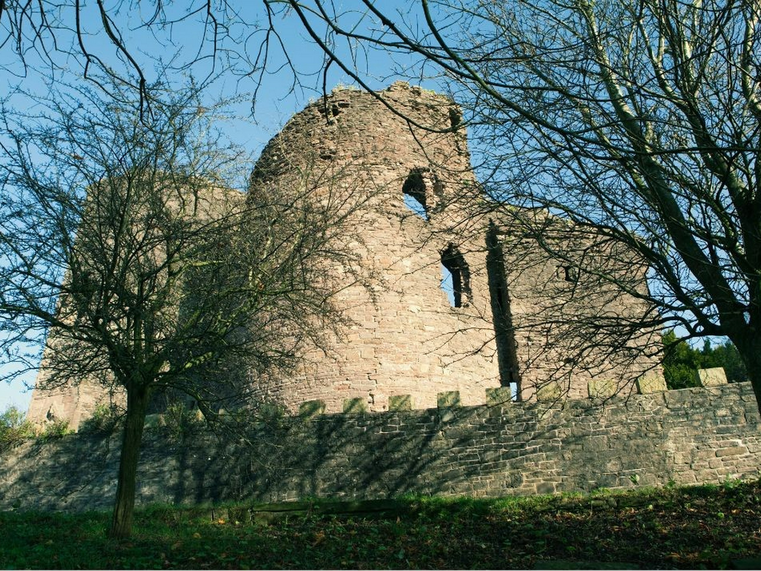 Castle walk in Wales