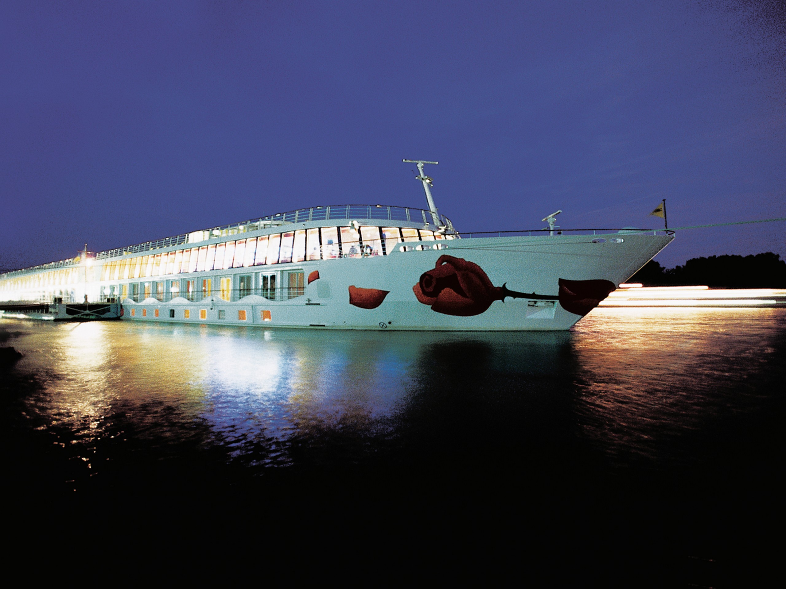 Cruise ship on Danube river