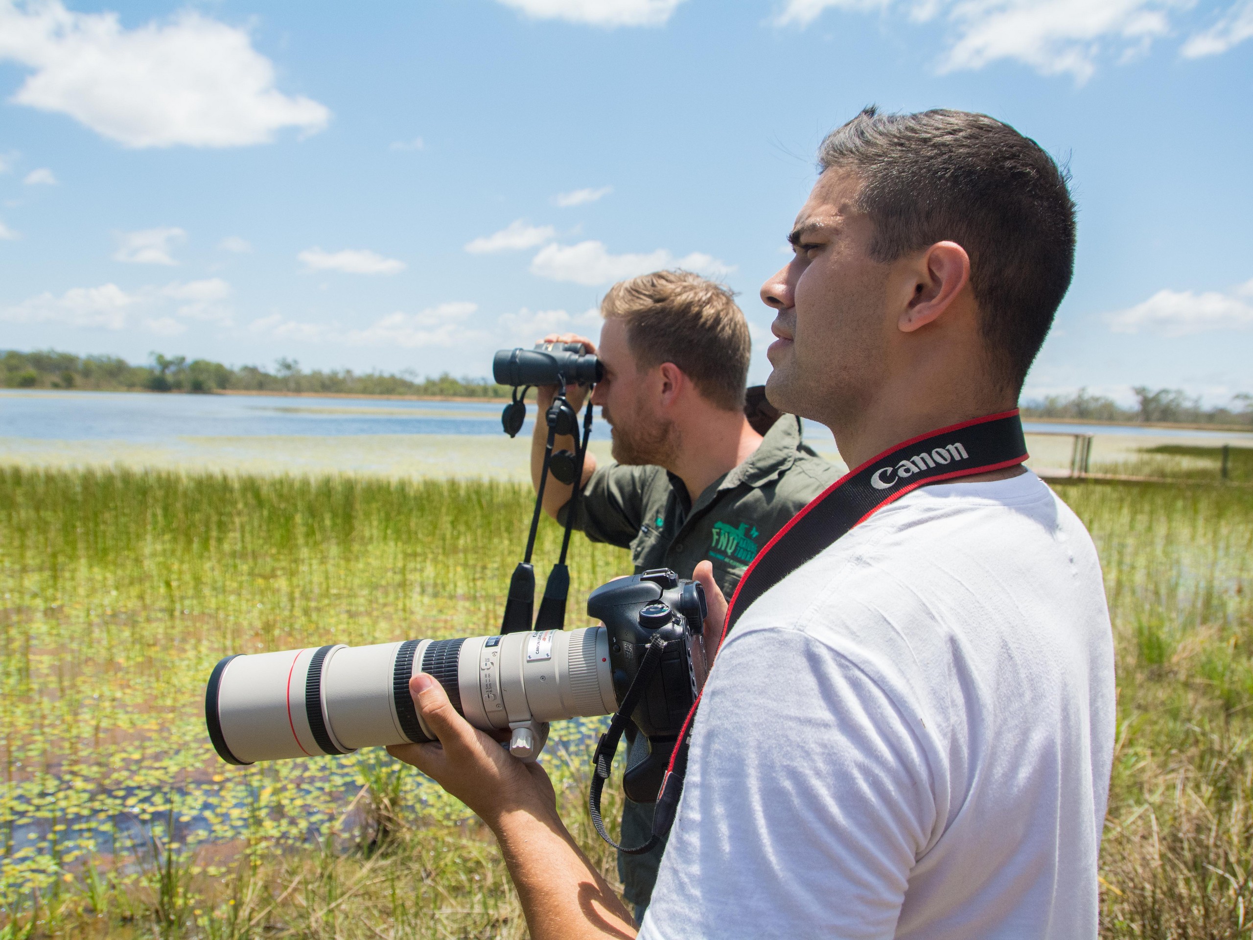 Birdwatching in North Queensland with a guided group 24