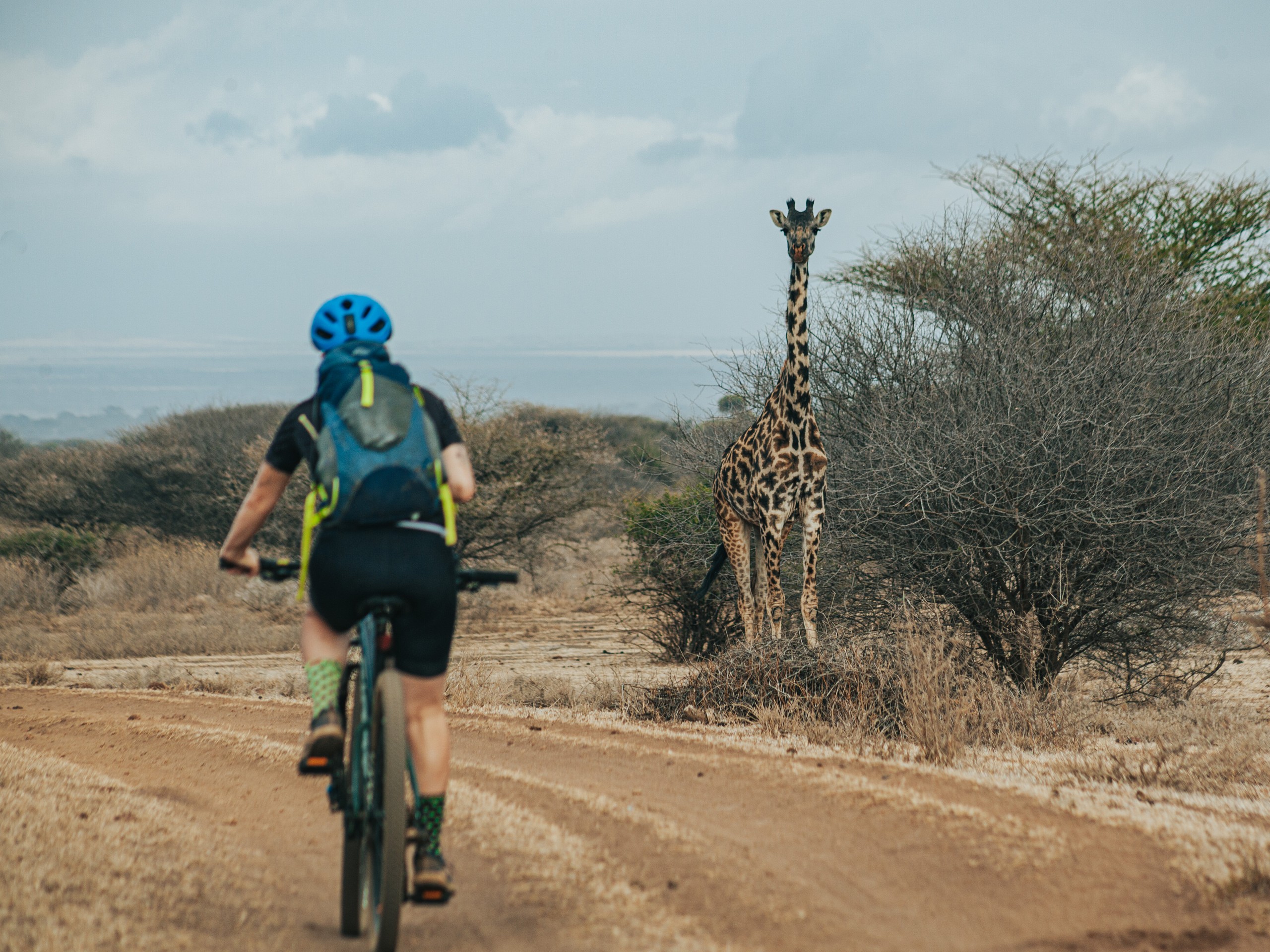 Mountain Biking from Kilimanjaro towards Indian Ocean with a guided group 07