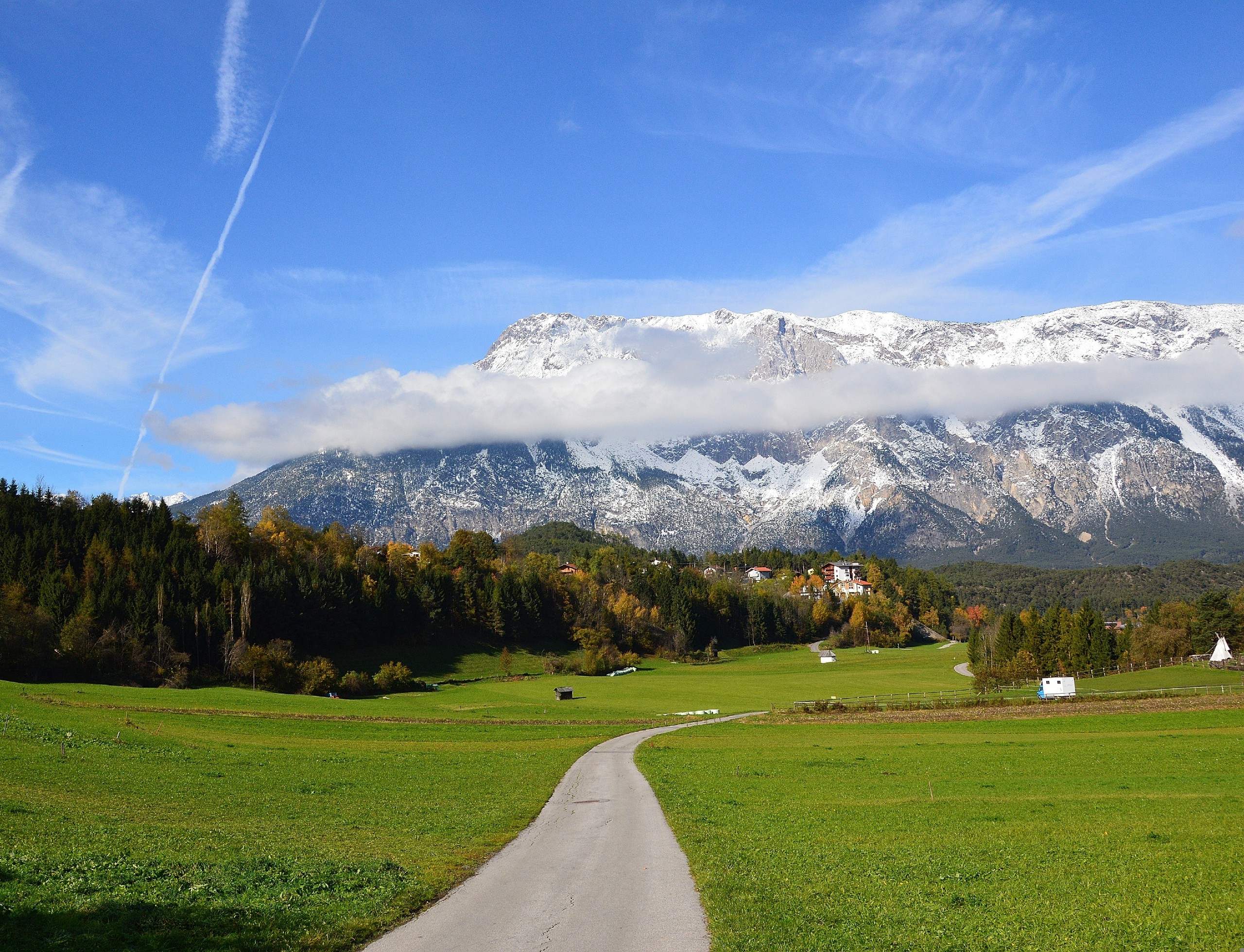 Beautiful valley in Austrian Alps