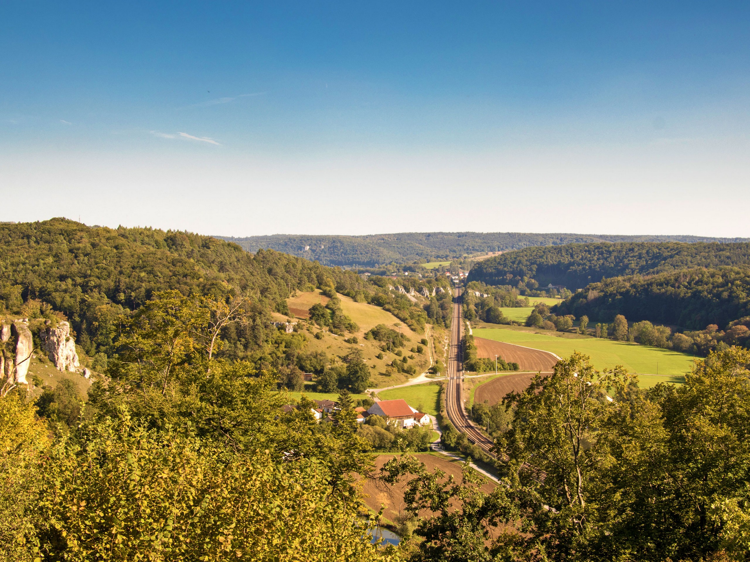 Altmühltal Panorama Trail Tour - Beautiful countryside of Bavaria in Germany