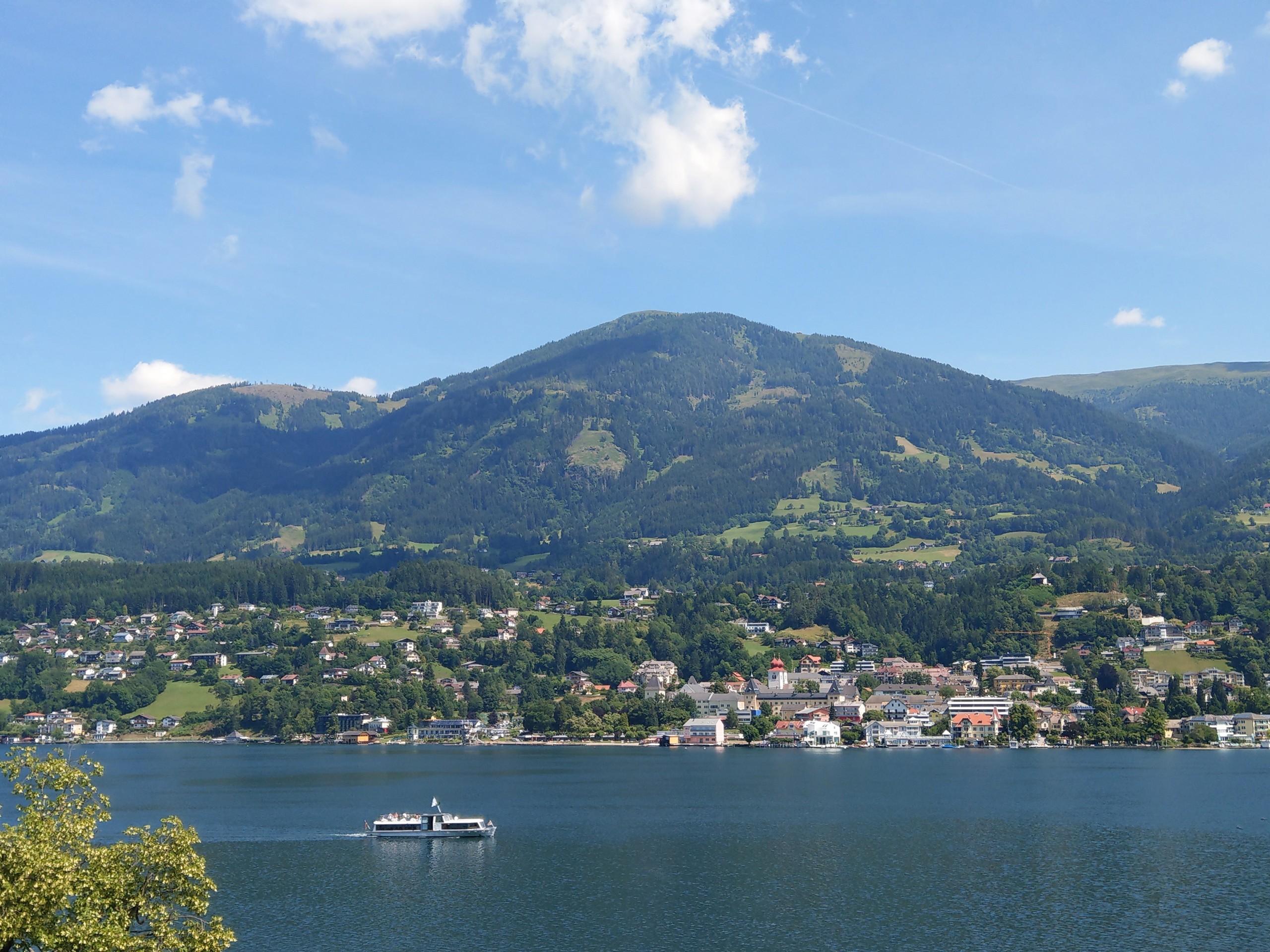Beautiul town near the lake in Carinthia