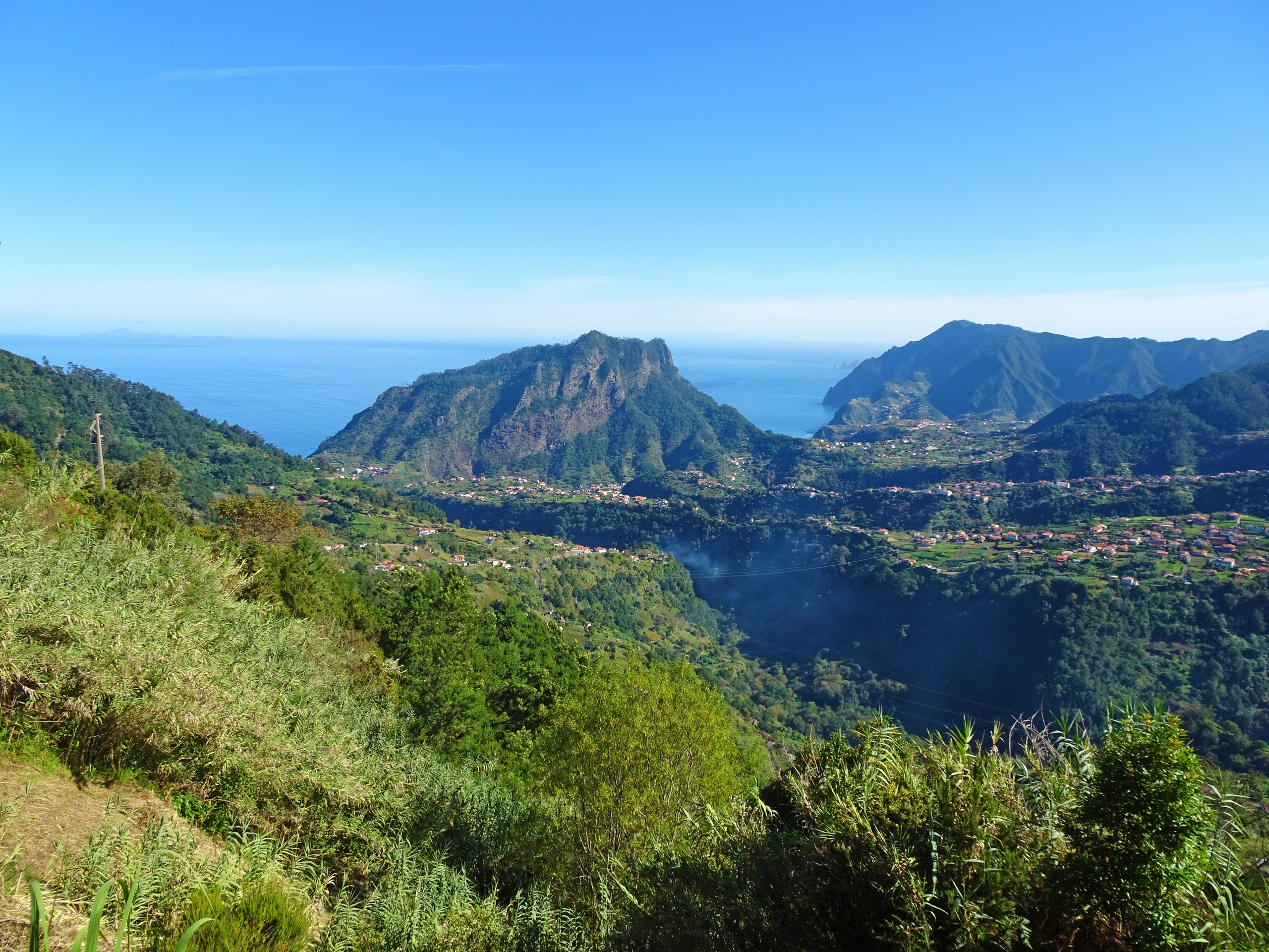 Coastal views of Madeira, seen while on self-hiking tour