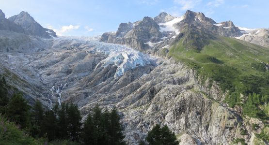 French Alps seen while on a self-guided Tour du Mont Blanc trek