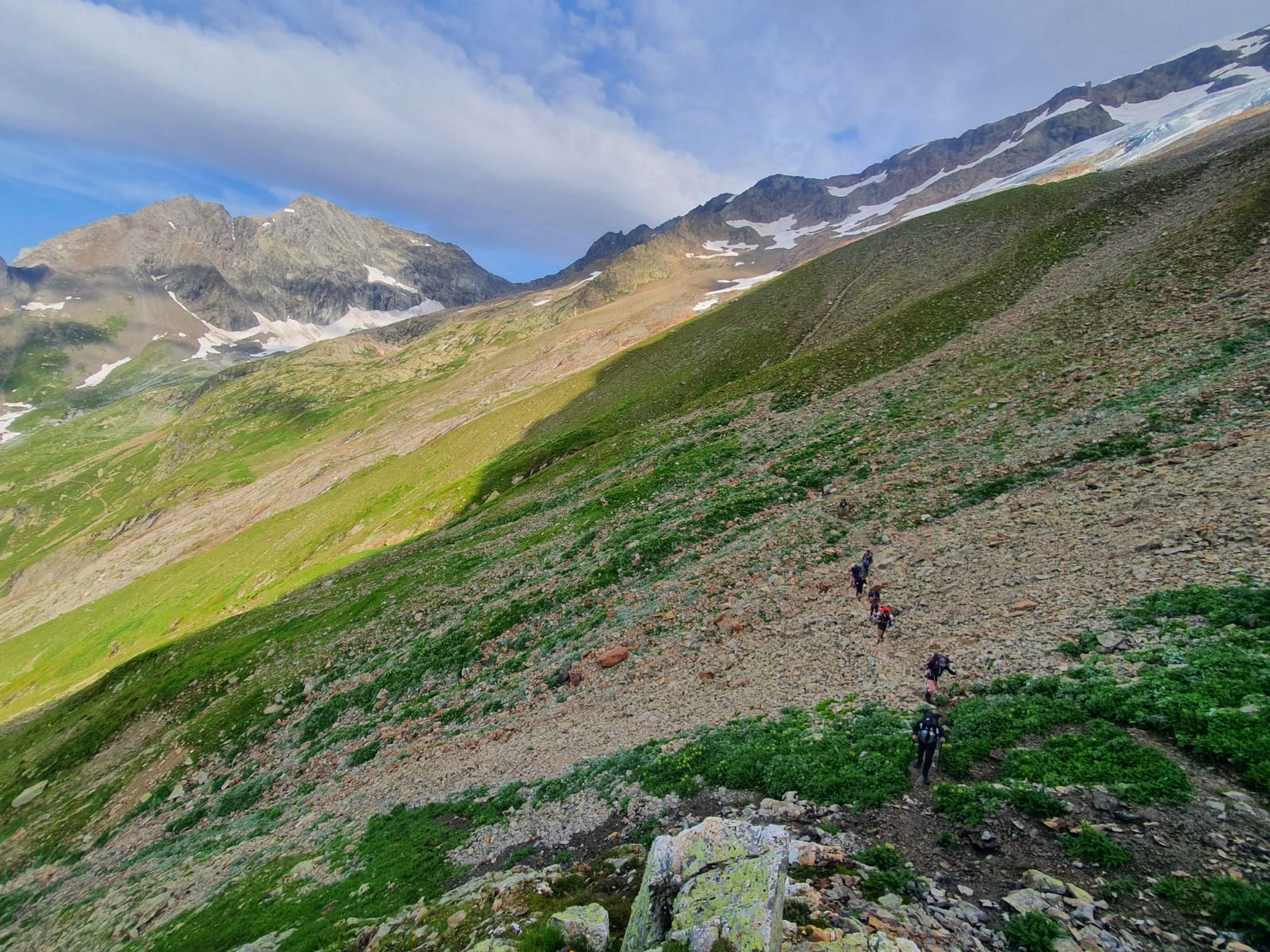 Tour du Mont Blanc trek in Alps