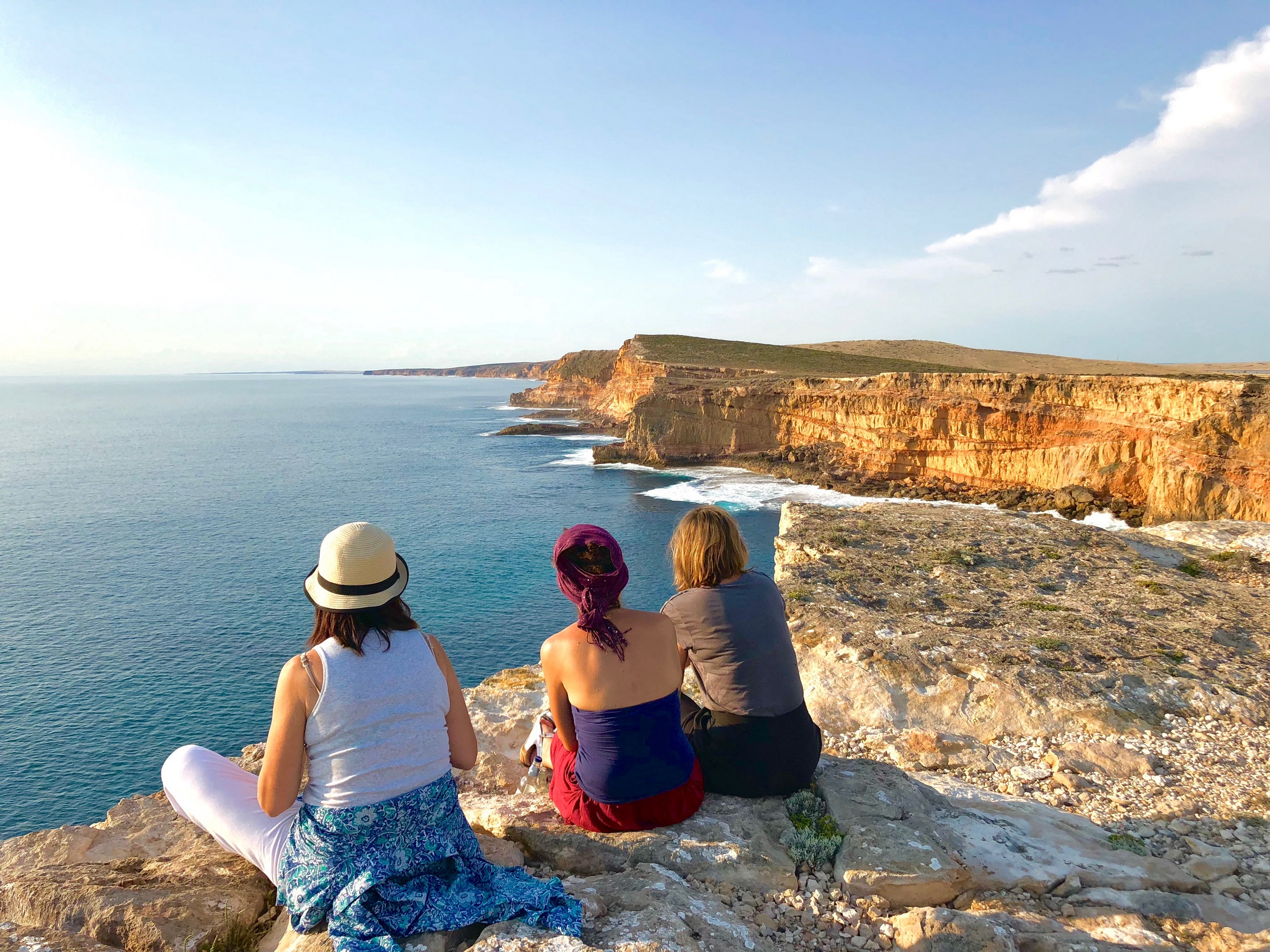 Enjoying the views of beautiful coast of South Australia