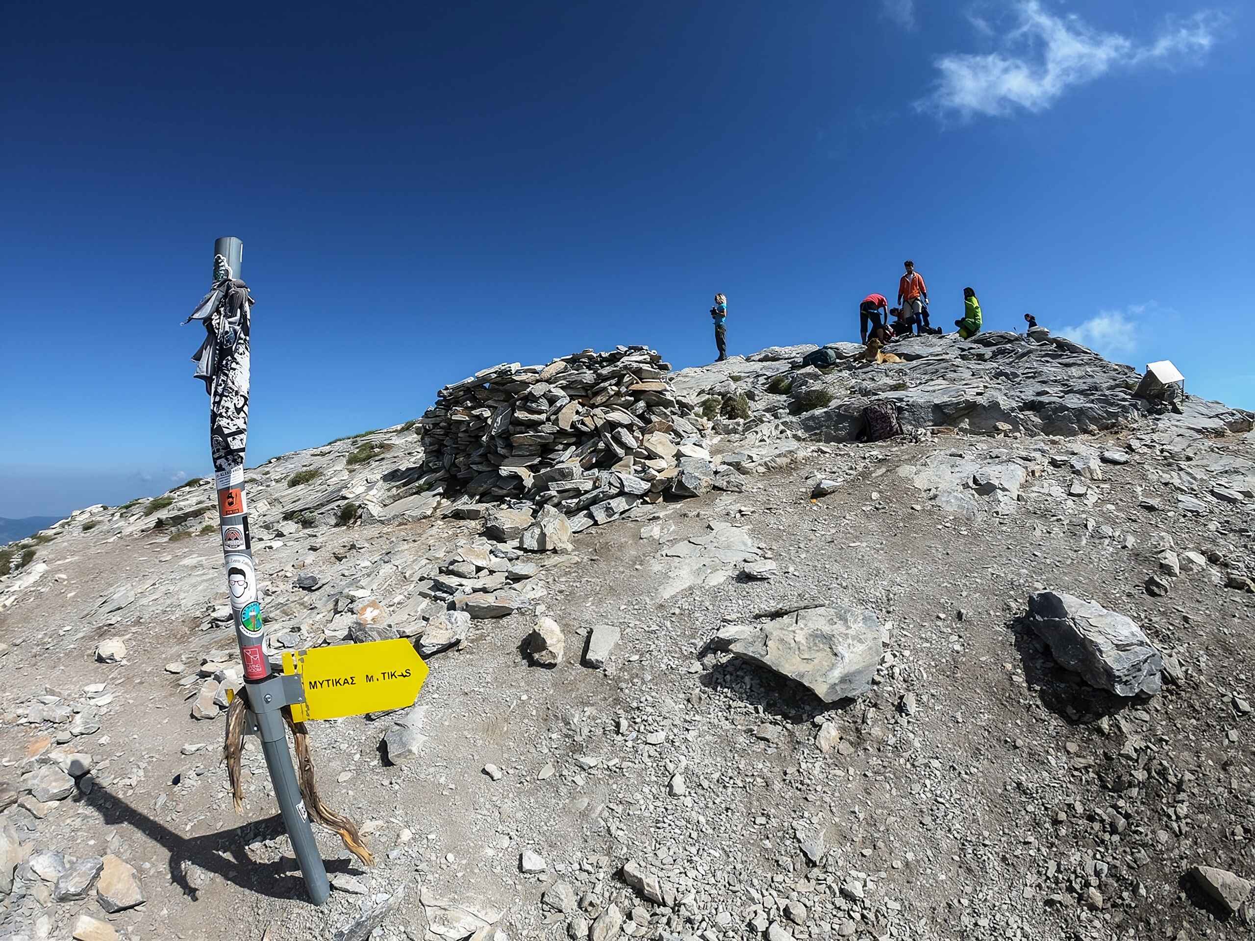 Another view of the summit of Mount Olympus