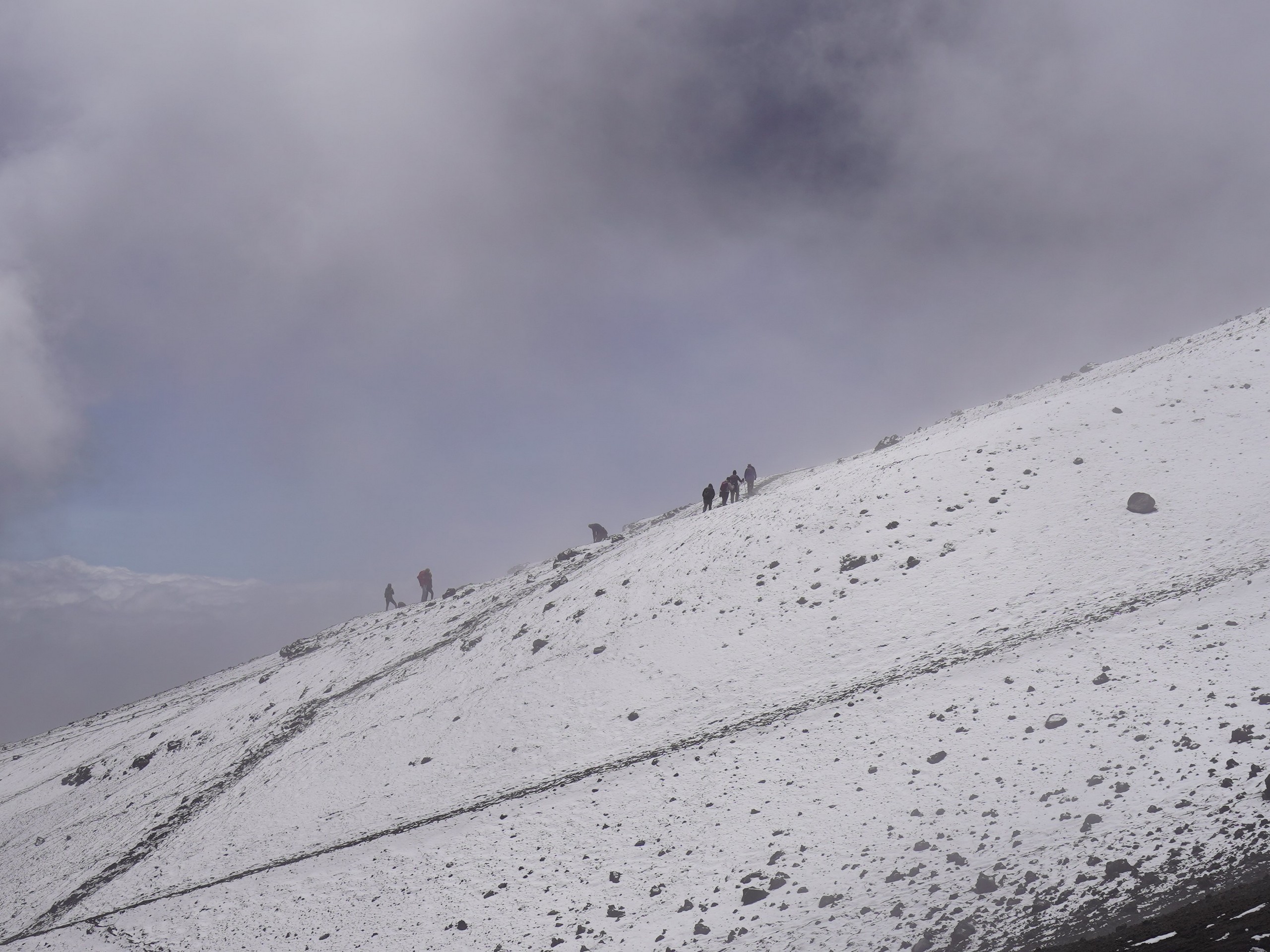 Cotopaxi hikers