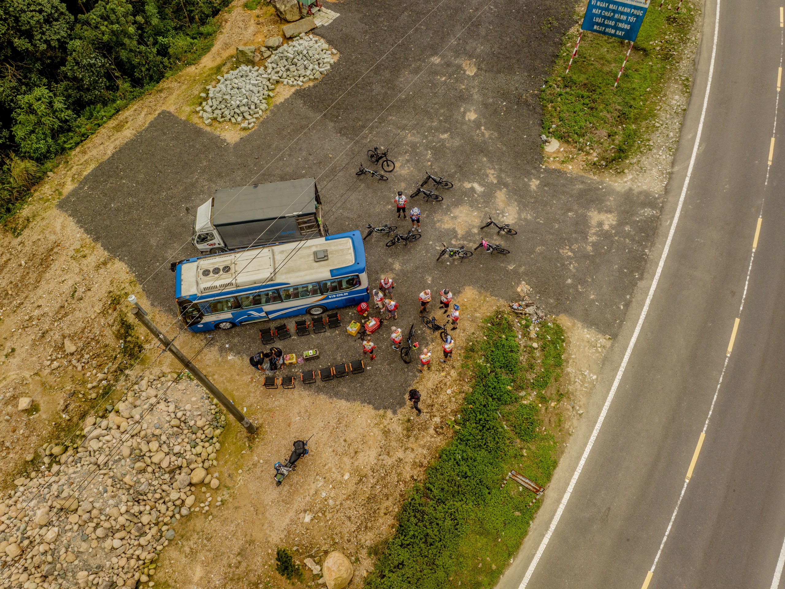 Organized bikers group in Vietnam