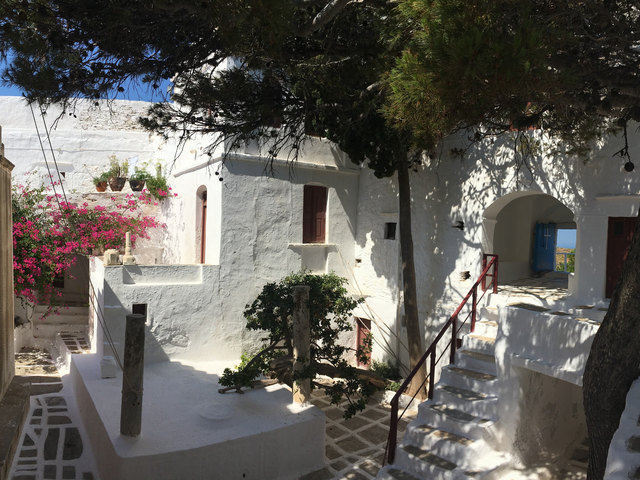 Inside the Taxiarches monastery, Serifos