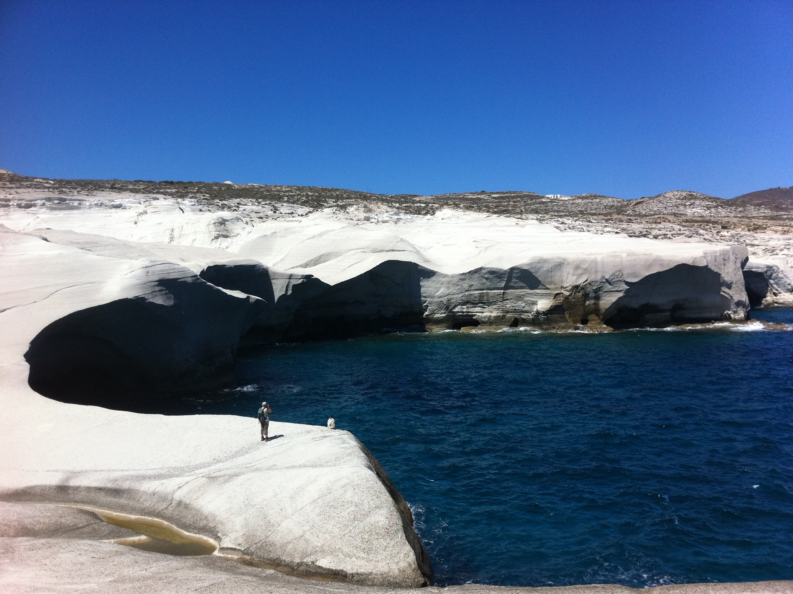 The Sarakiniko cliff, Milos