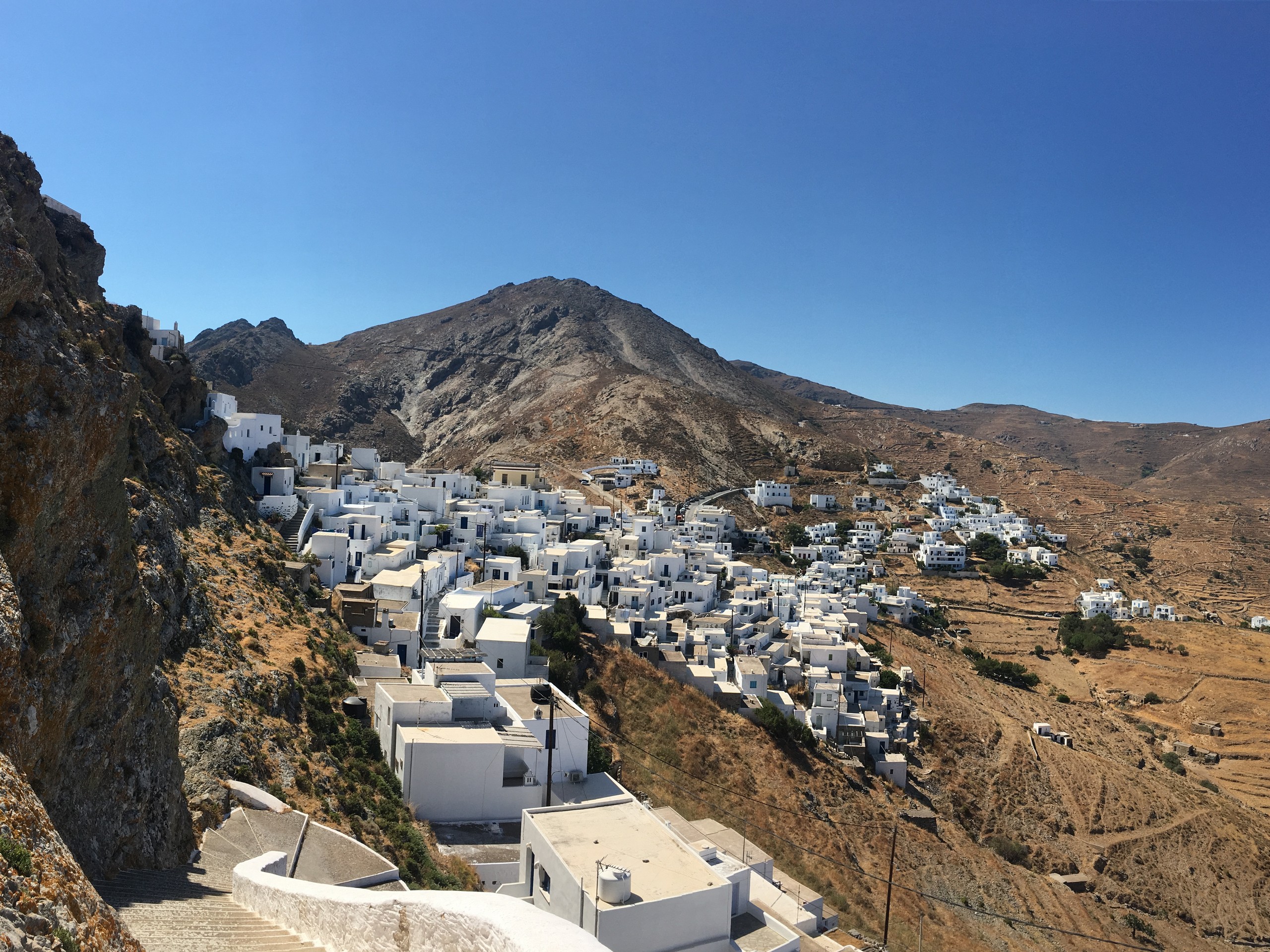 The top of Chora, the capital village of Serifos